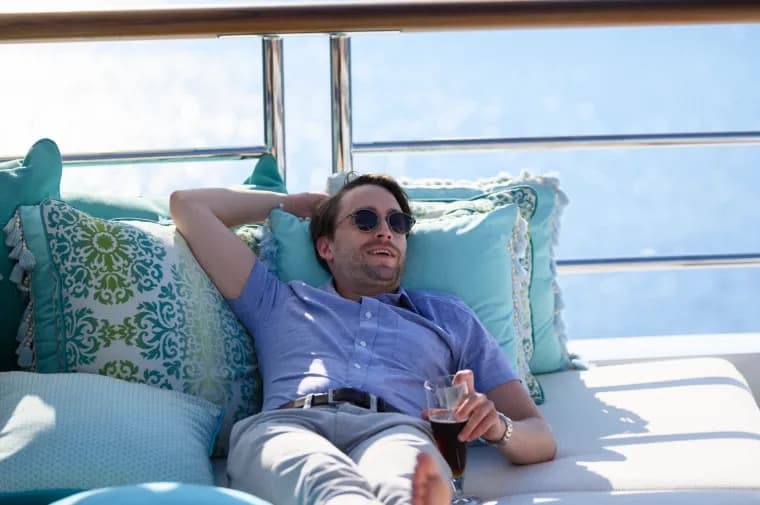 Roman Roy on a yacht