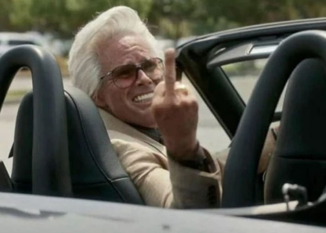 Walton Goggins middle finger