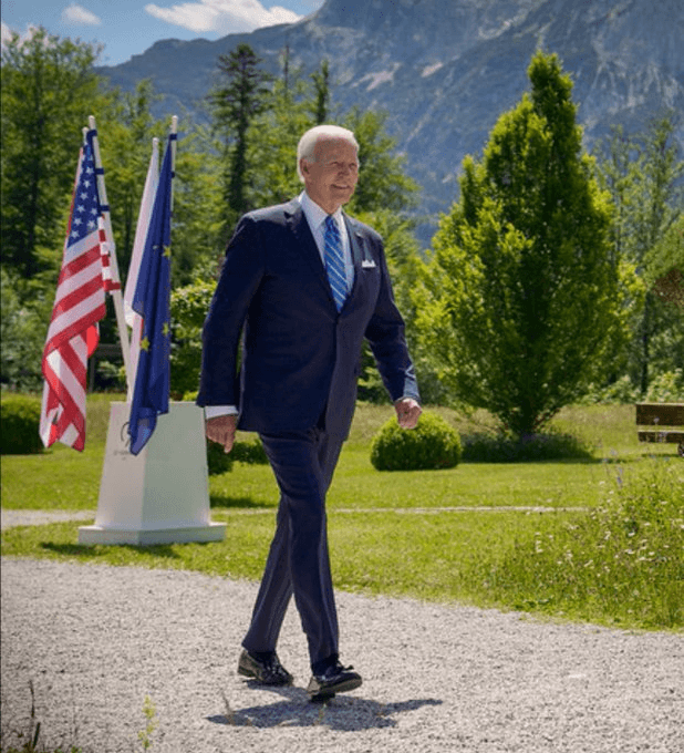 Joe Biden Walking