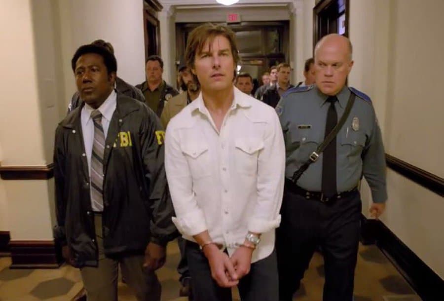 Tom Cruise in handcuffs