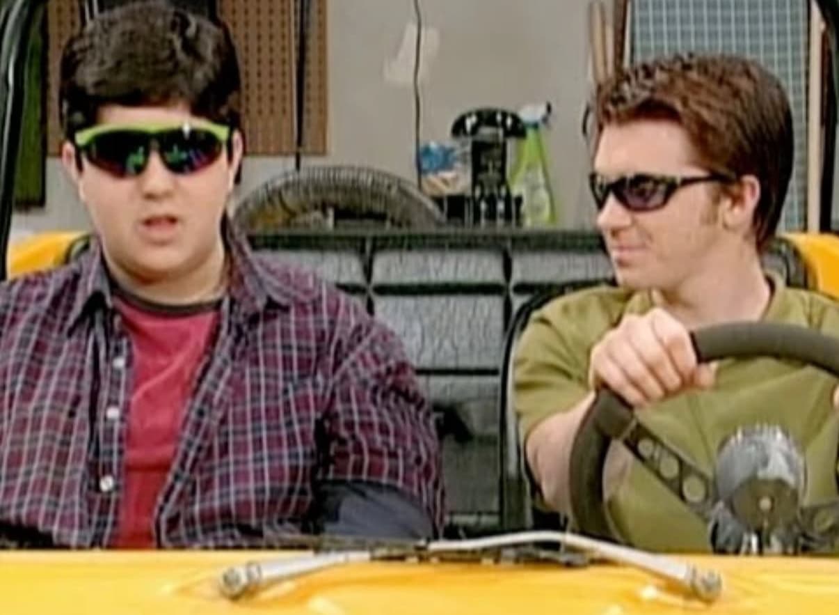 Drake & Josh in the car