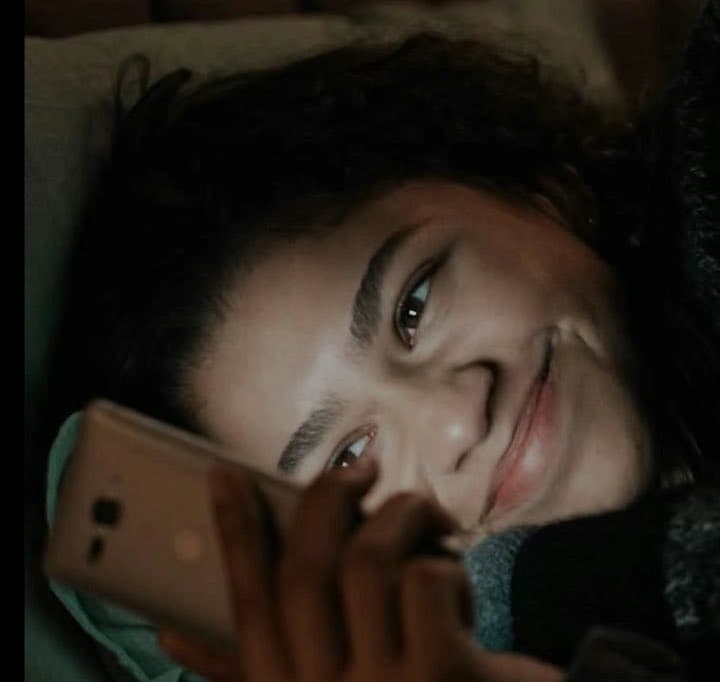 Zendaya in bed