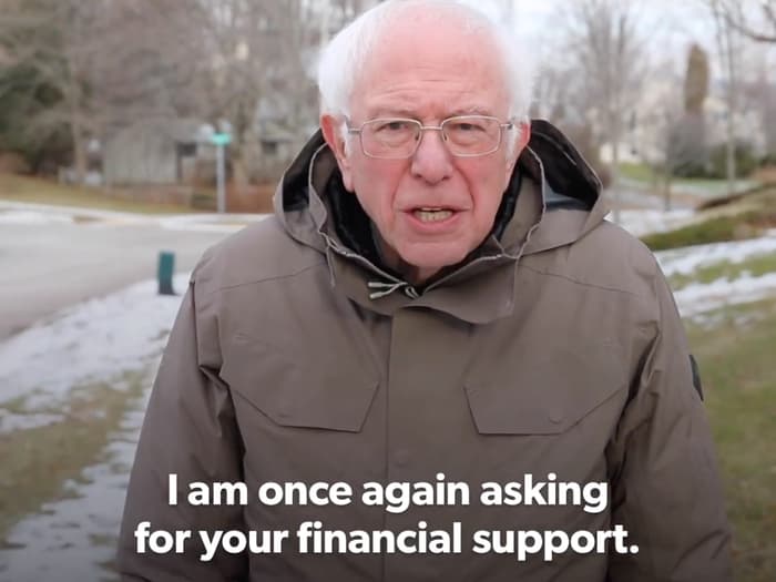 Bernie Sanders I am once again asking...