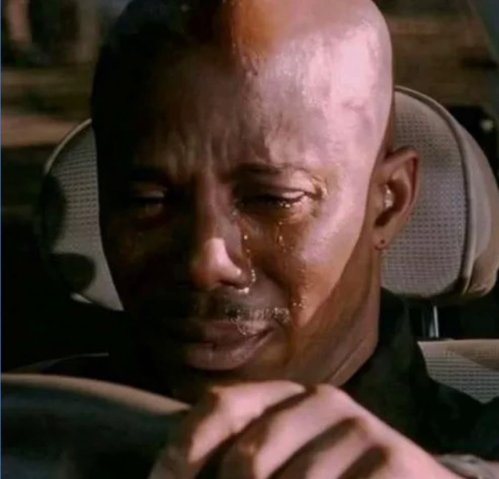 Doakes crying in the car meme
