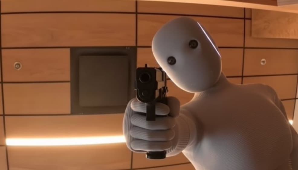 Neo The Home Robot With a Gun