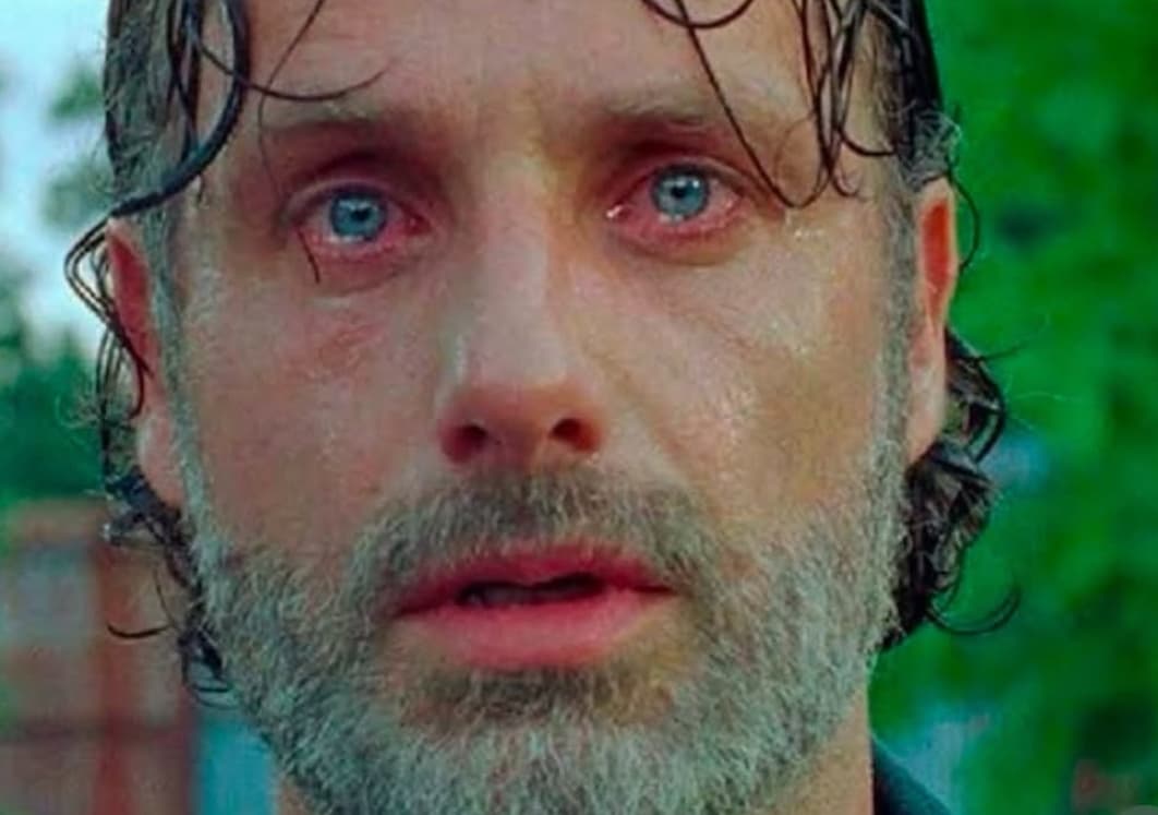 Rick Grimes devastated