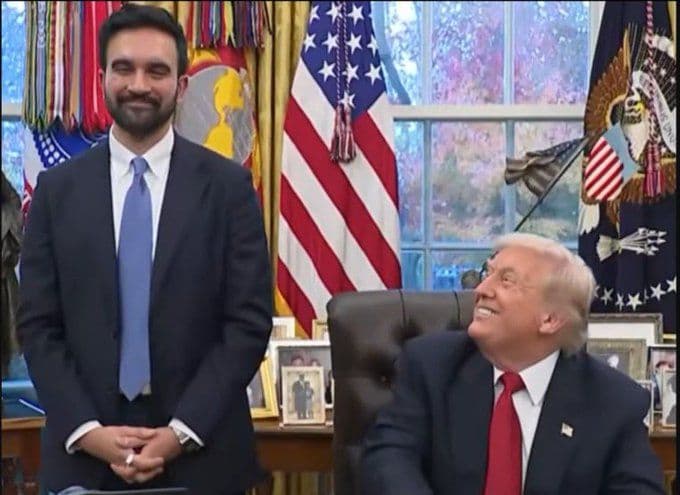 Trump looking at Mamdani