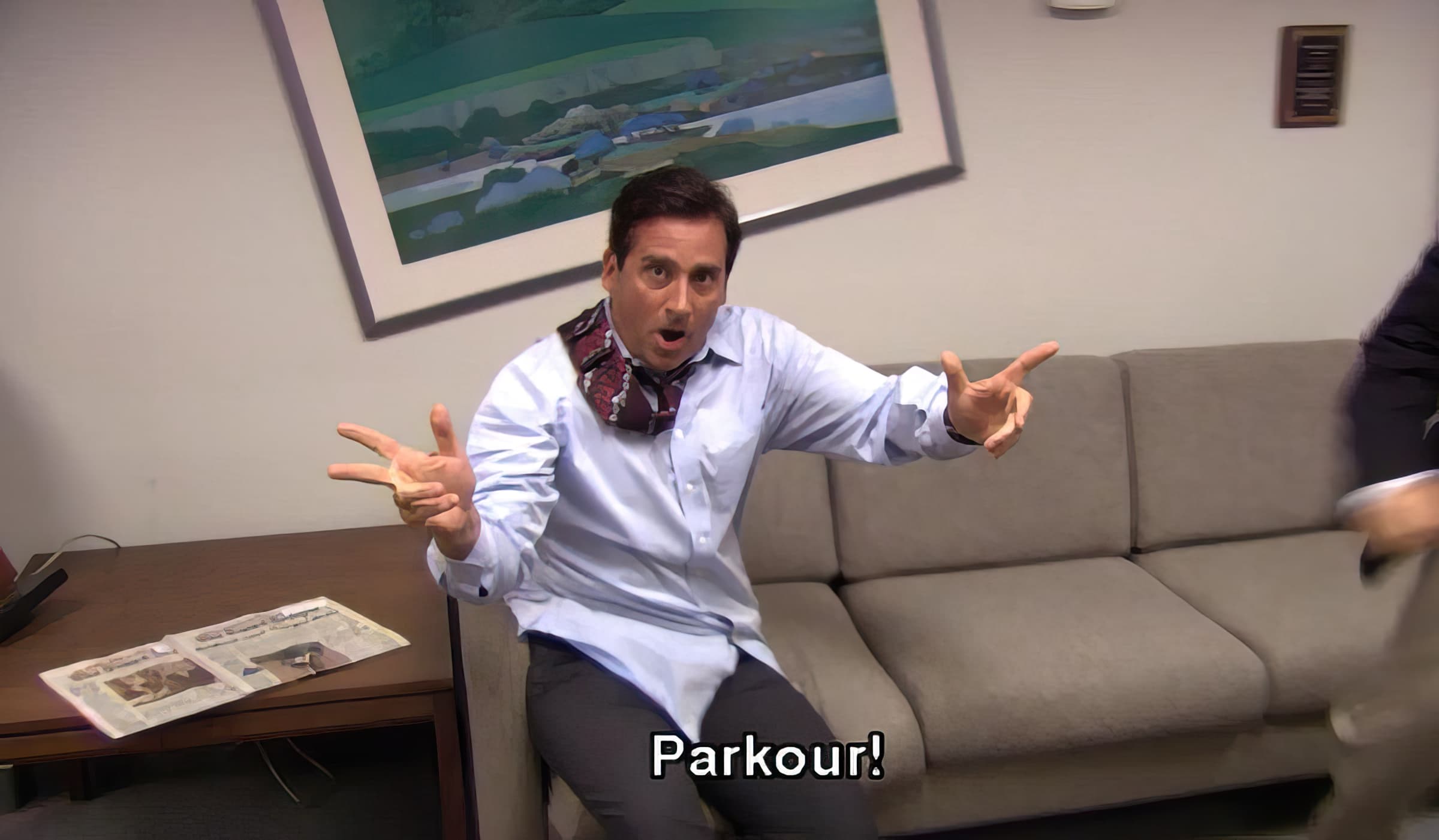 Parkour! Michael Scott The Office