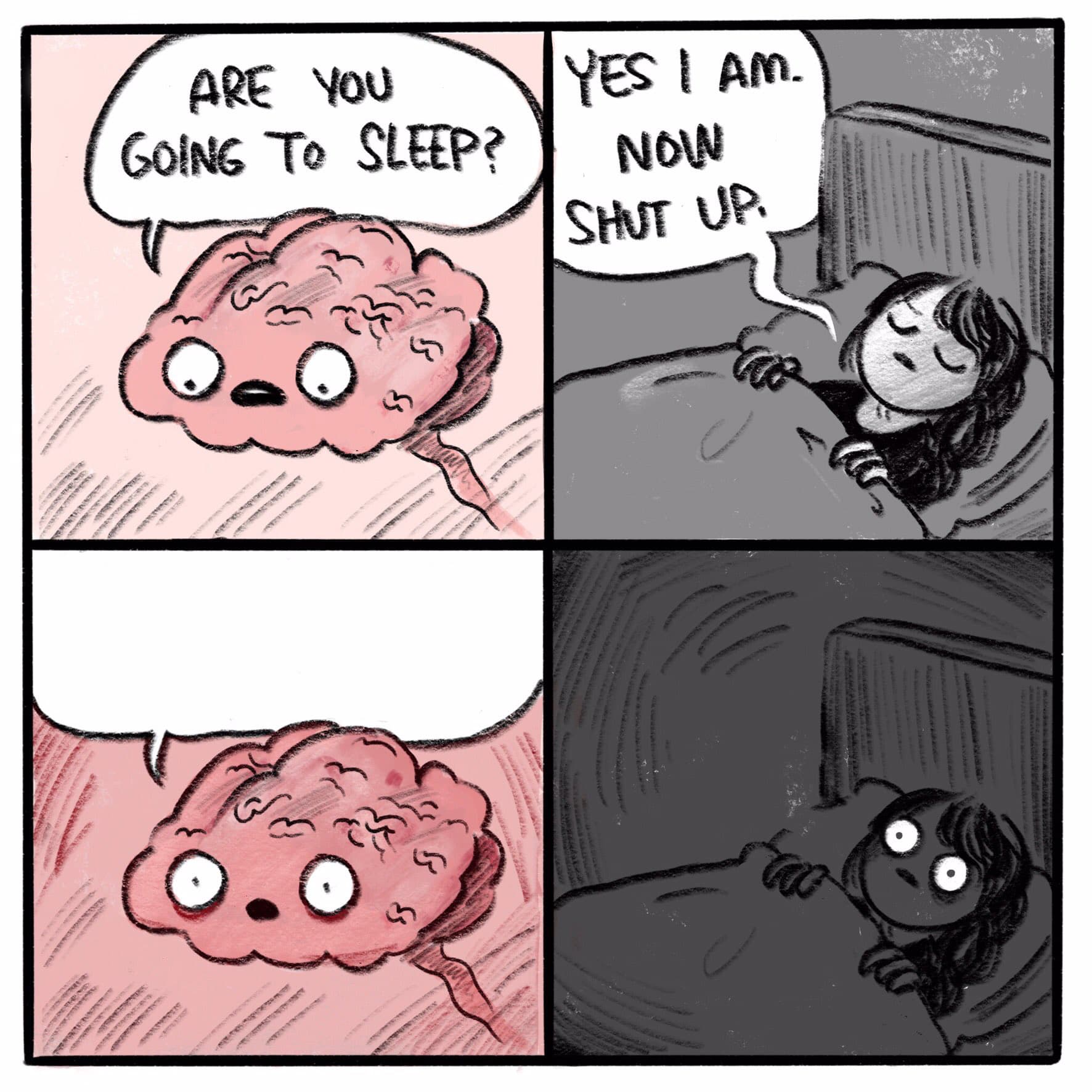 Brain going to sleep