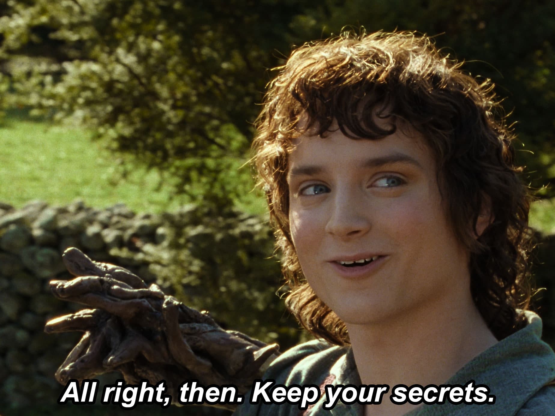 Keep your secrets Frodo