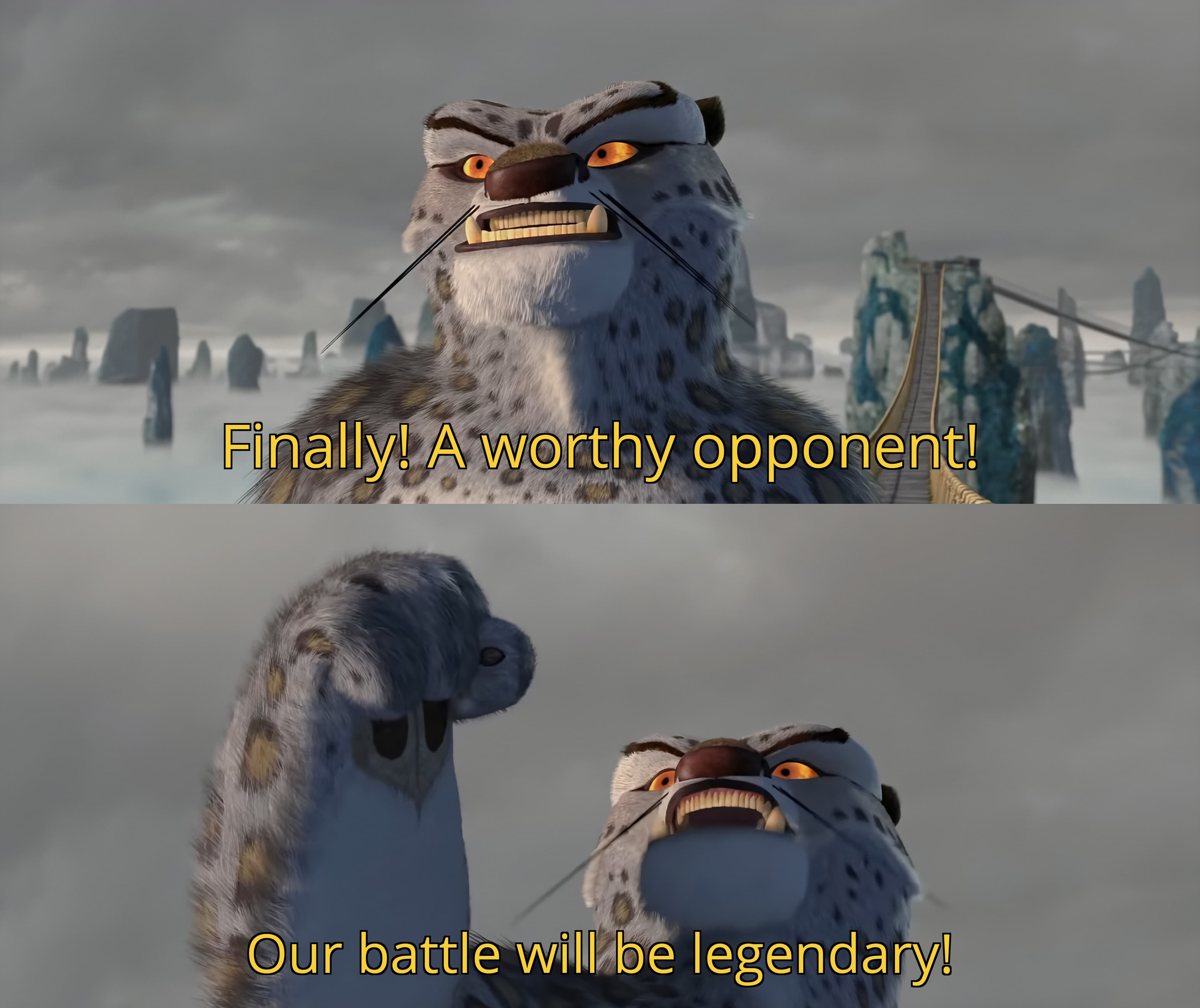 Worthy opponent Tai Lung