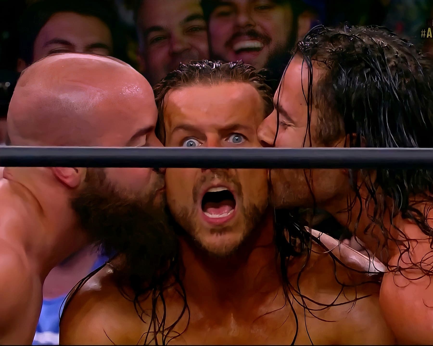 Adam Cole shocked face