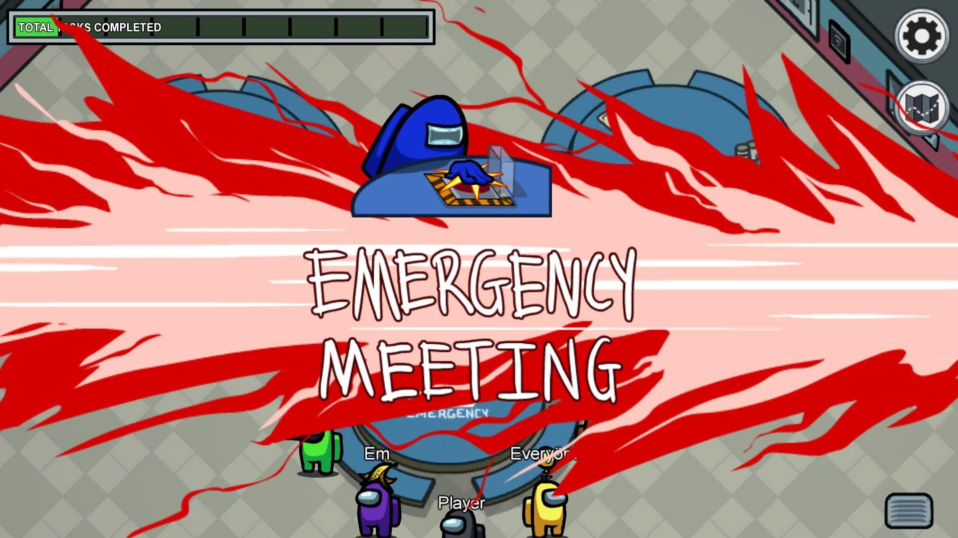 Among Us emergency meeting
