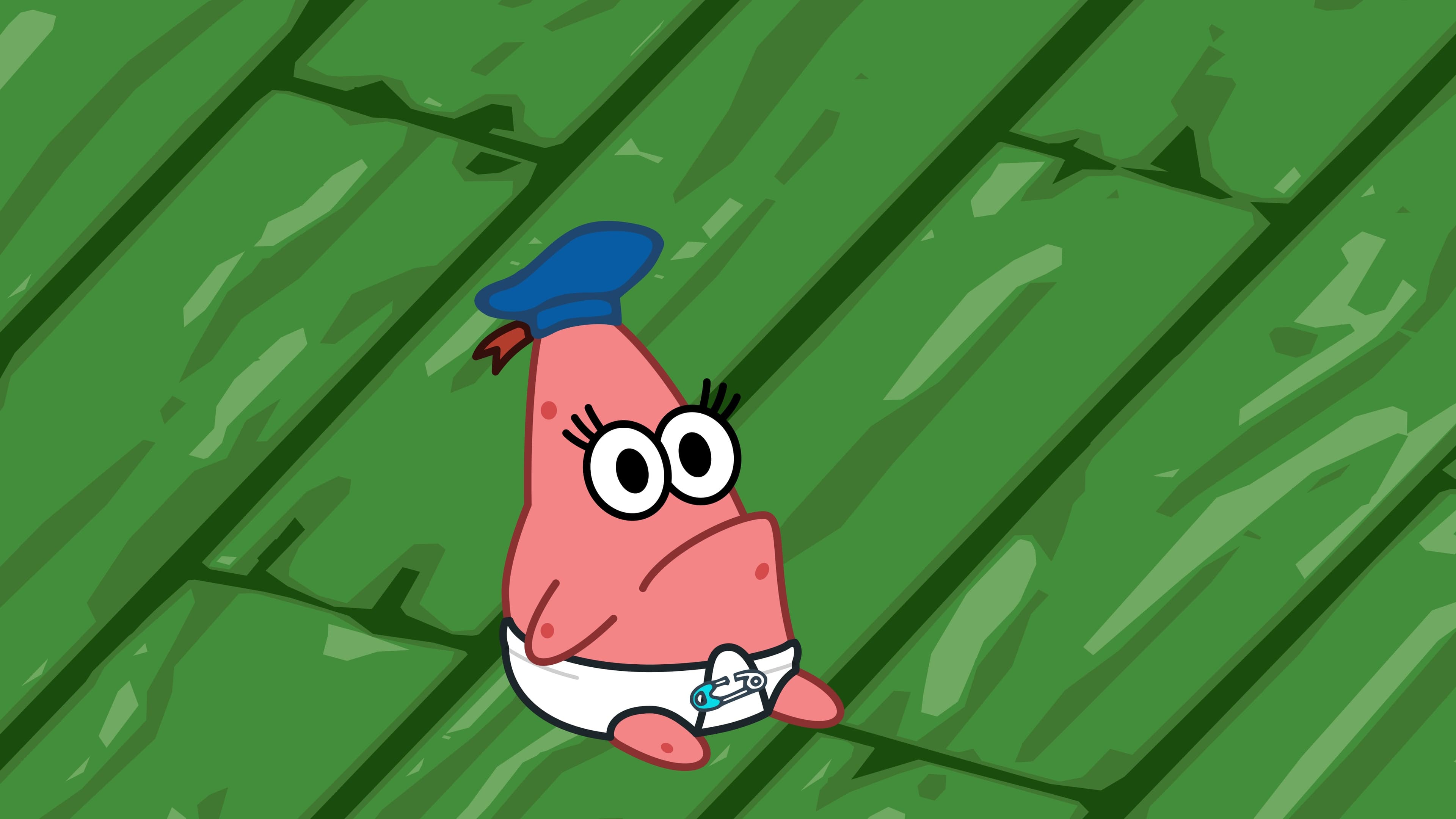 Patrick Star scared face