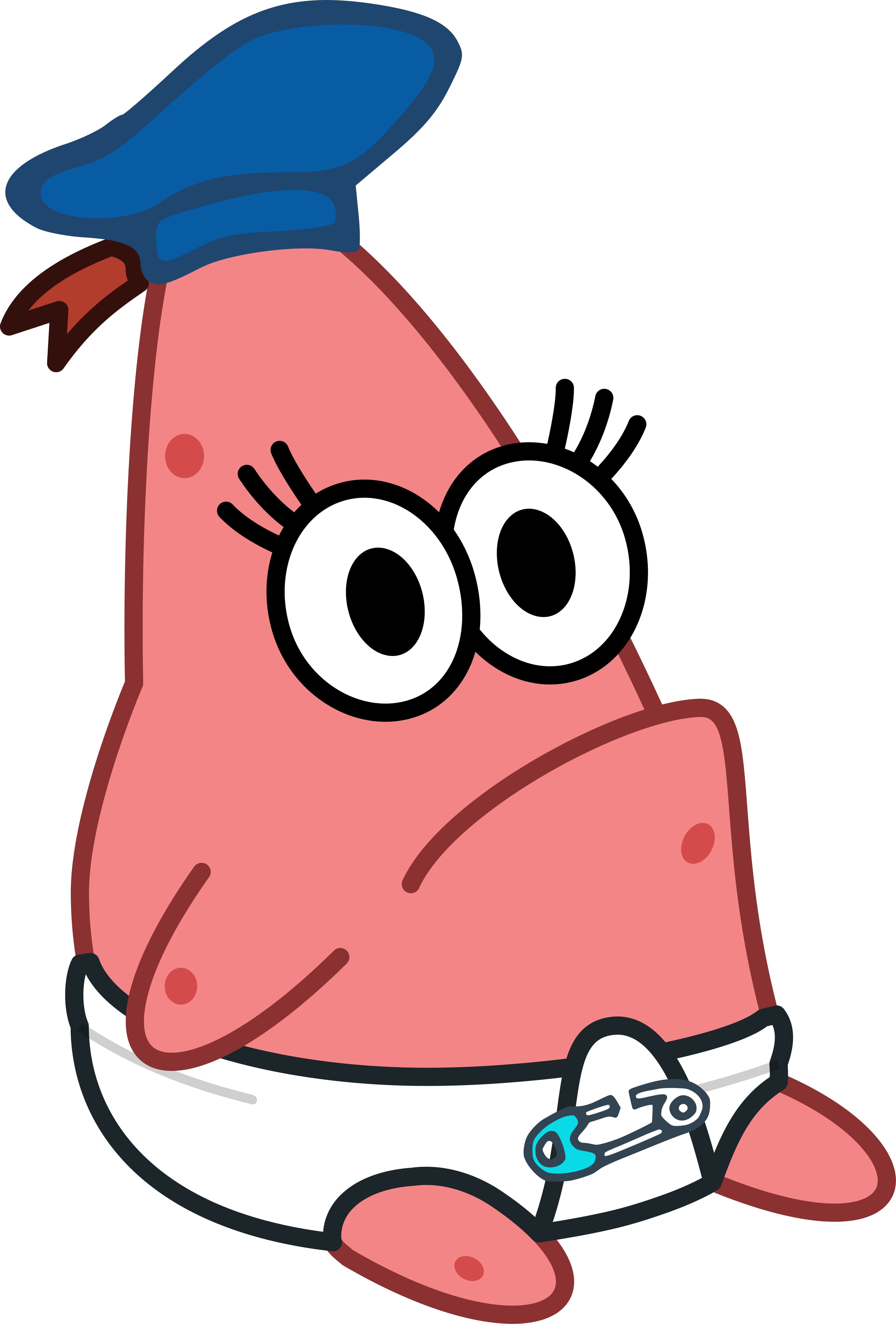 Patrick Star sailor hat