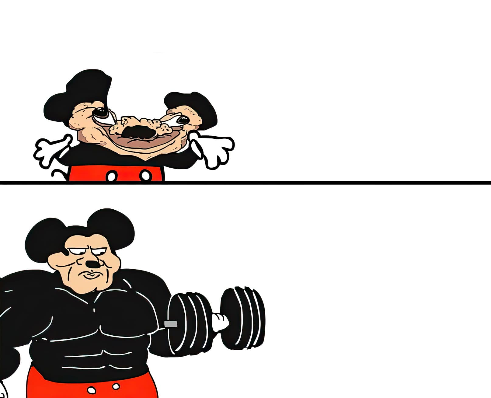 Buff Mickey Mouse