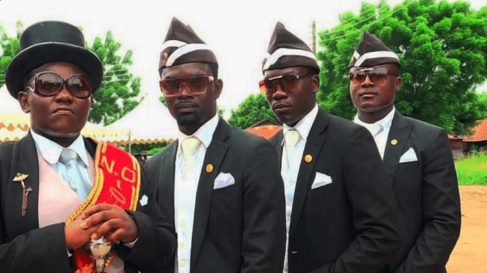 Coffin dance pallbearers