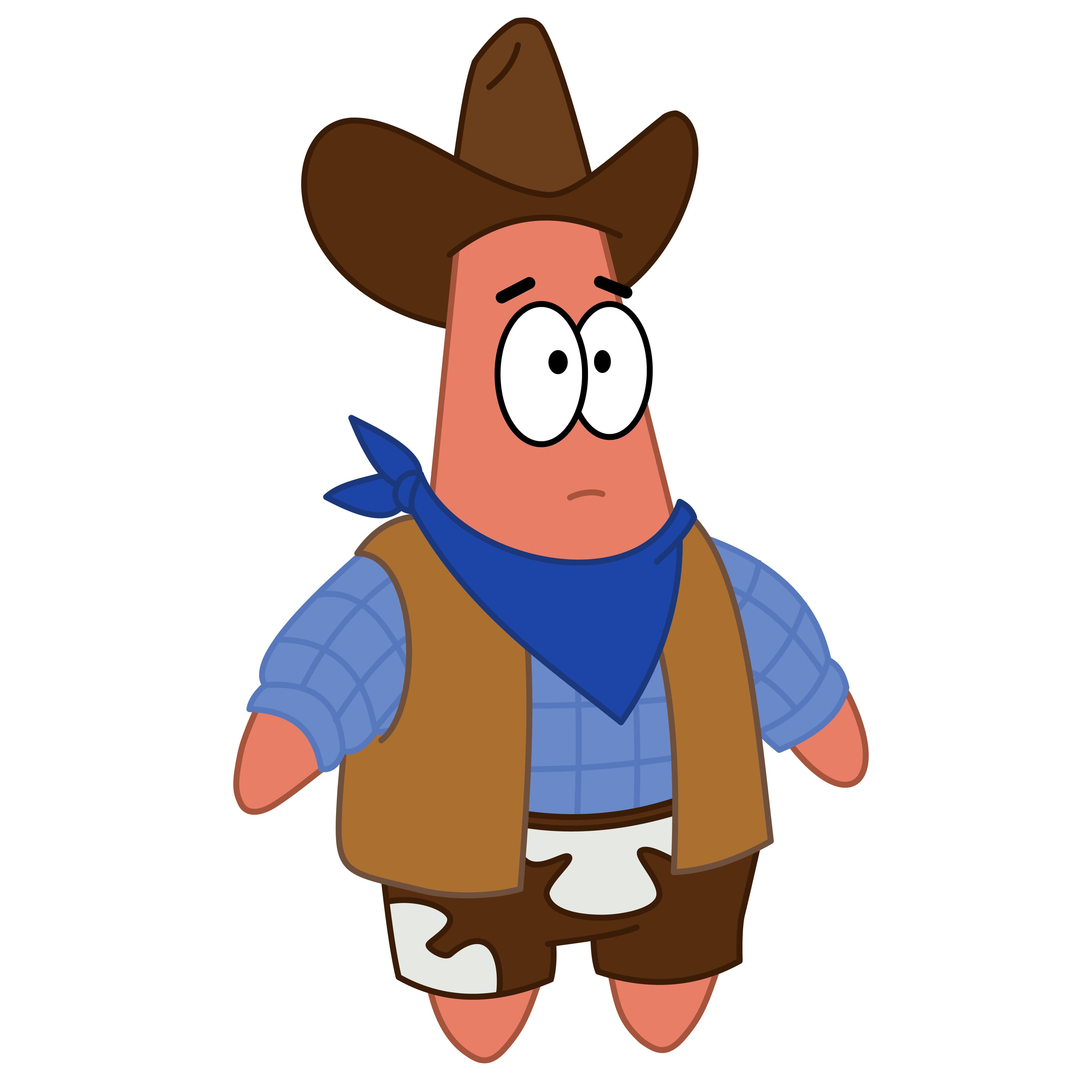 Patrick cowboy outfit