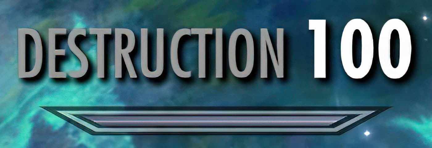 Skyrim Destruction 100