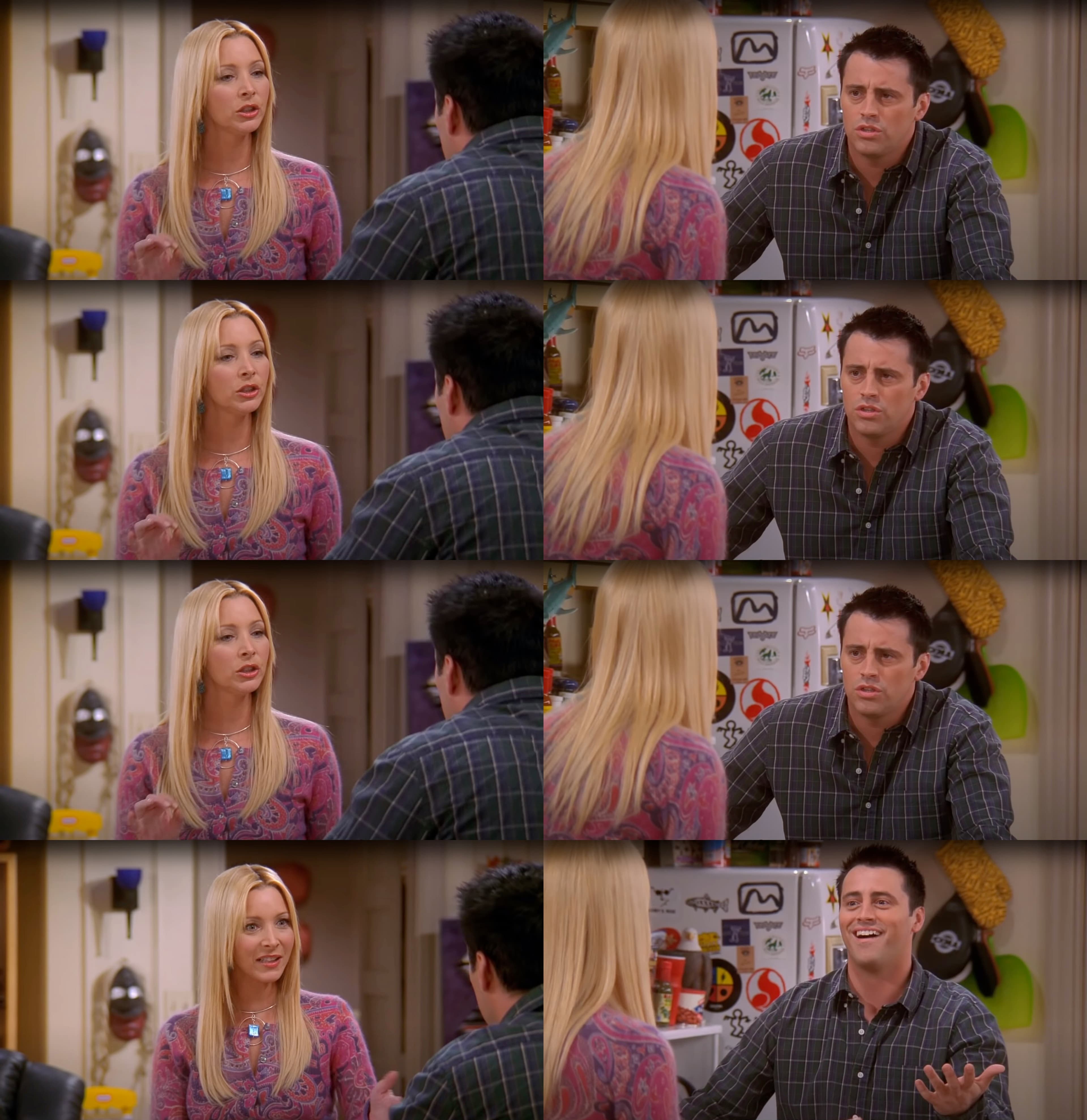 Friends Phoebe Joey talking