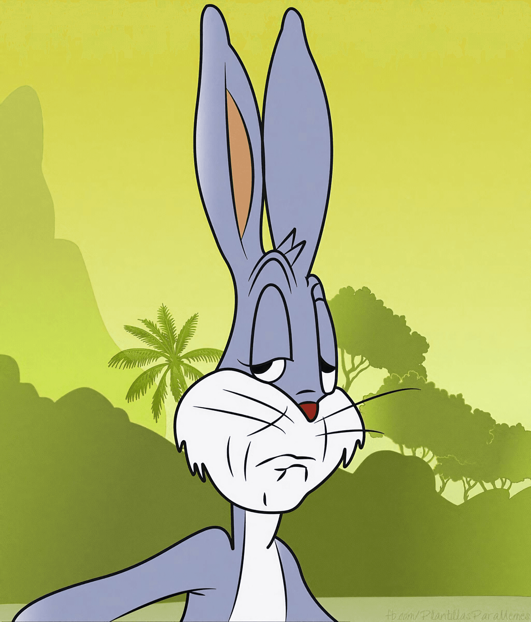 Frowning bugs contemptful bugs bunny the bunny does not approve