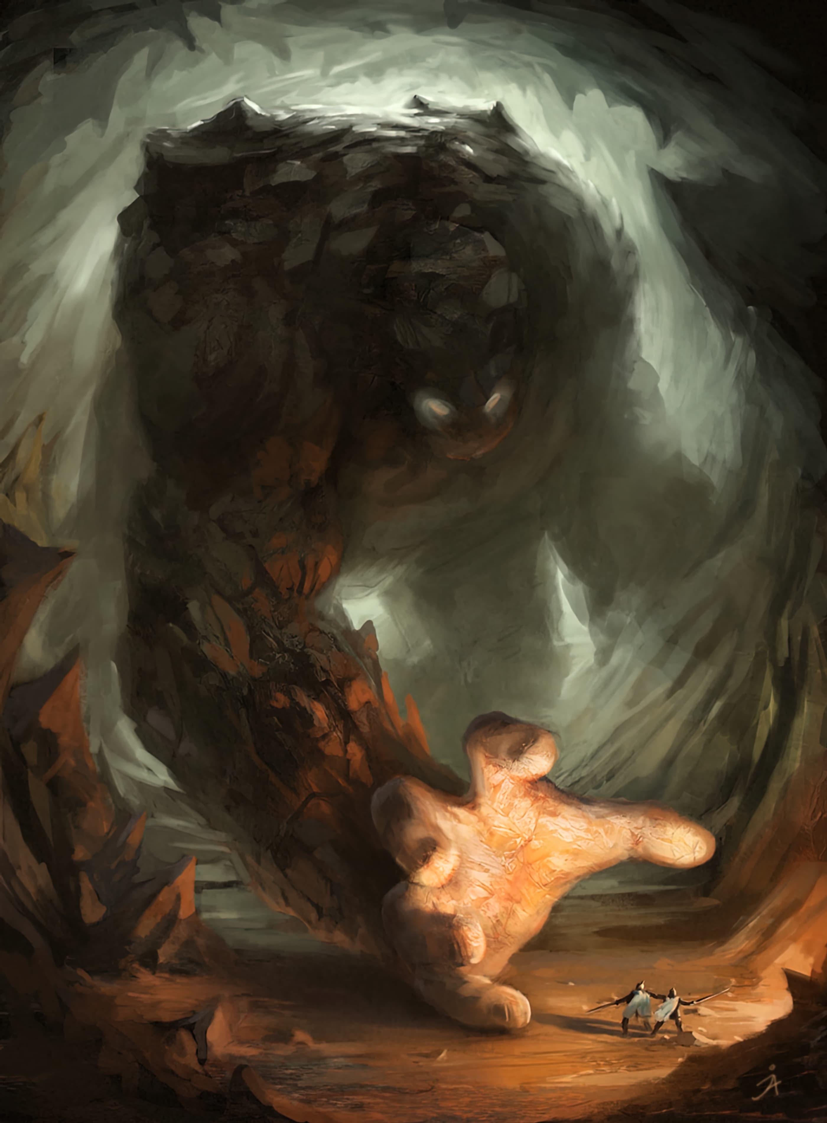 Grotte caverne monstre chavaliers attraper knights monter catch