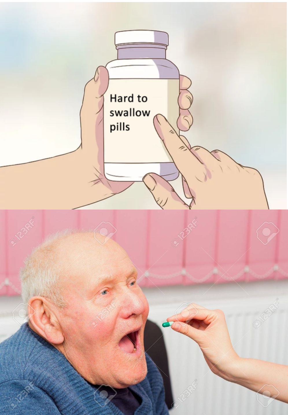 Hard to swallow pills
