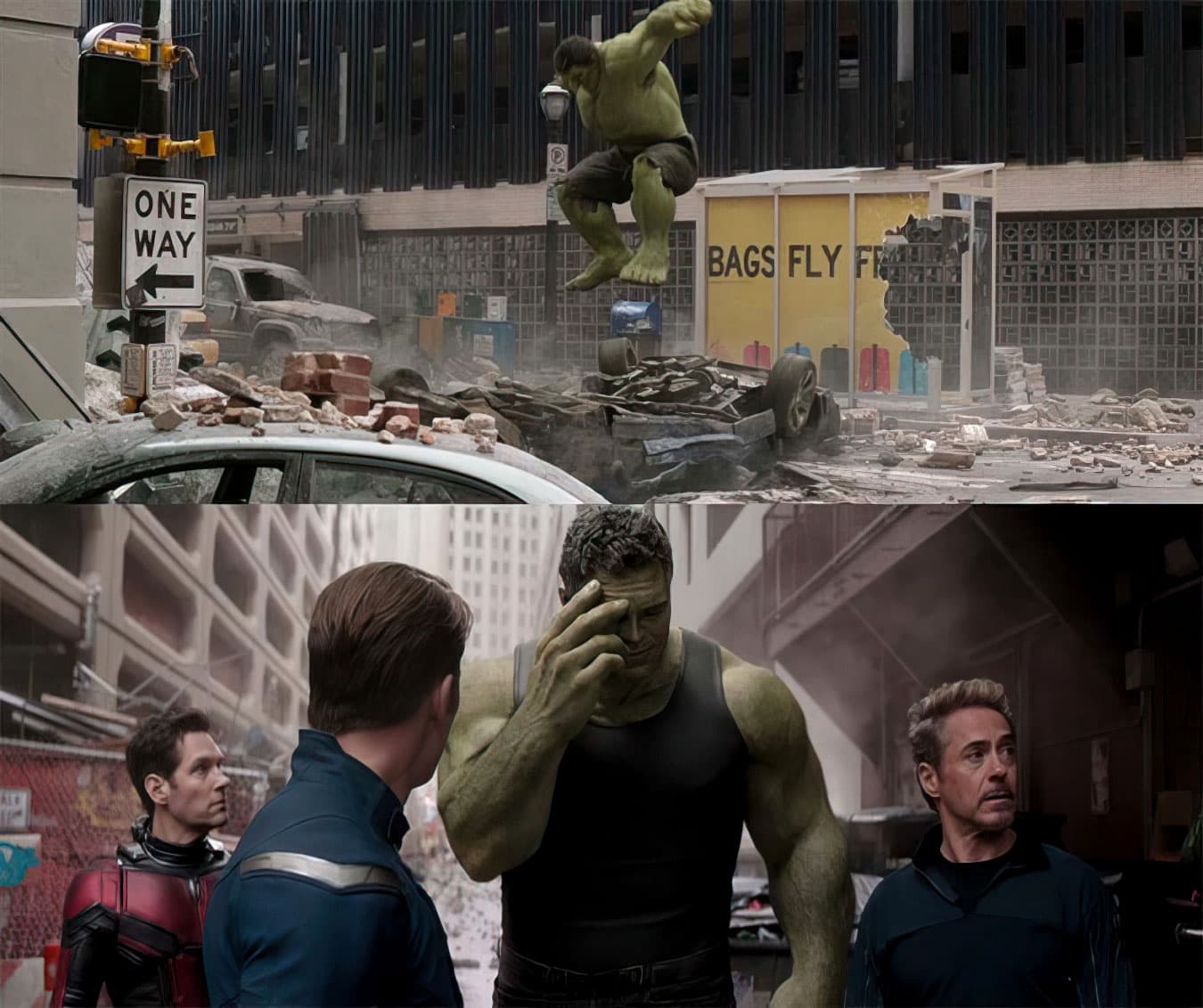 Hulk facepalm Avengers