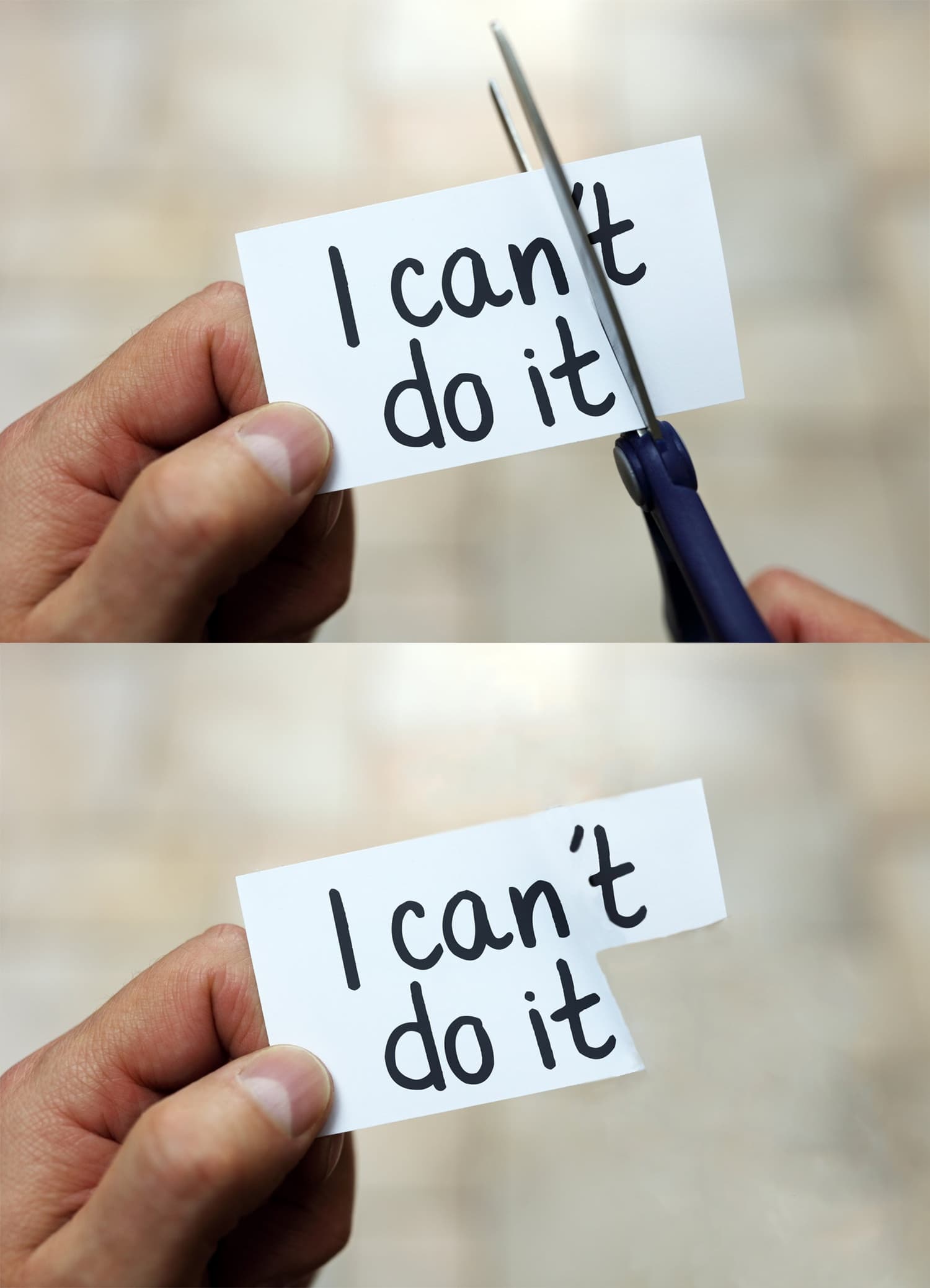 I can do it cutting