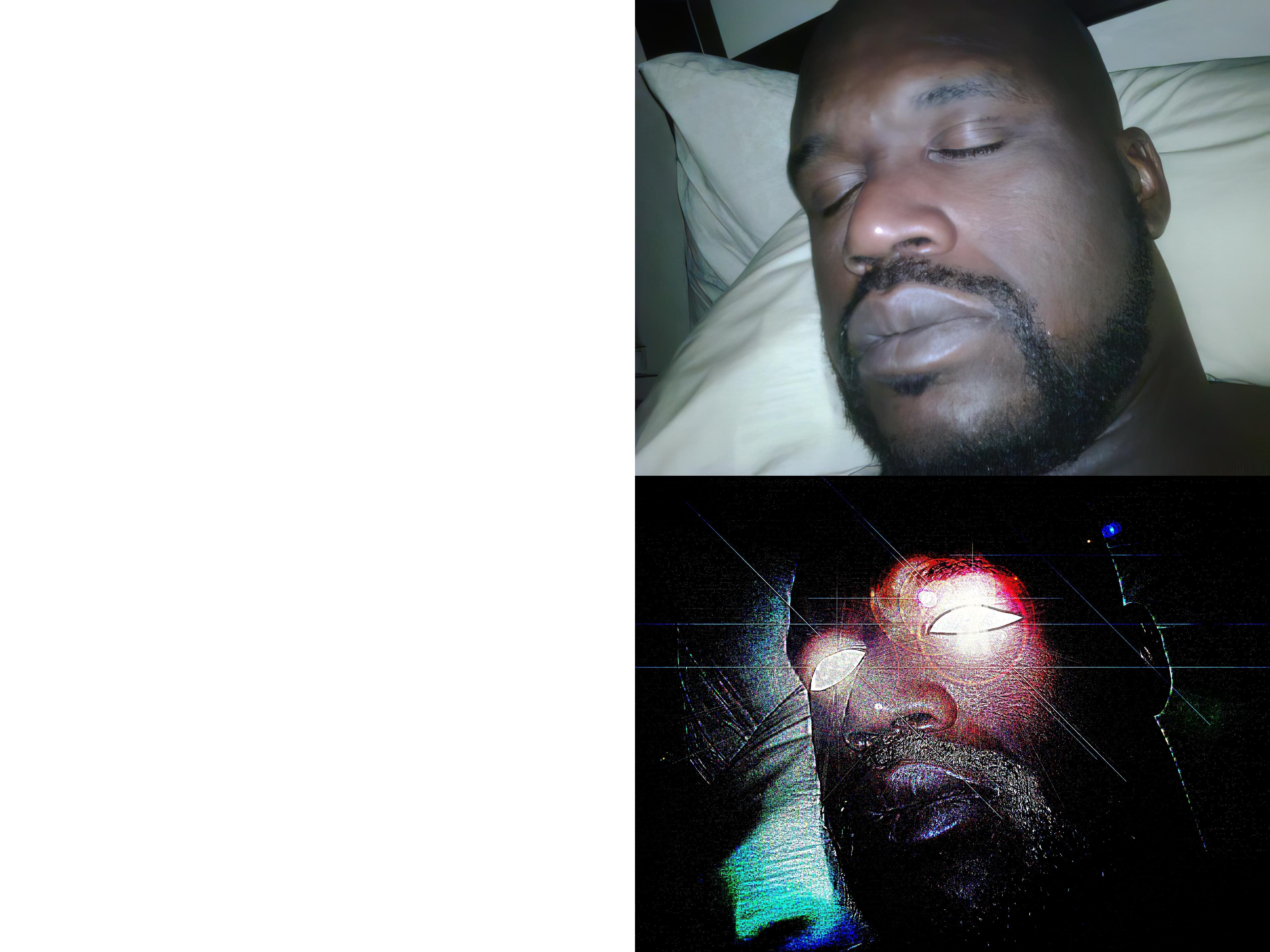 I sleep real shit blank