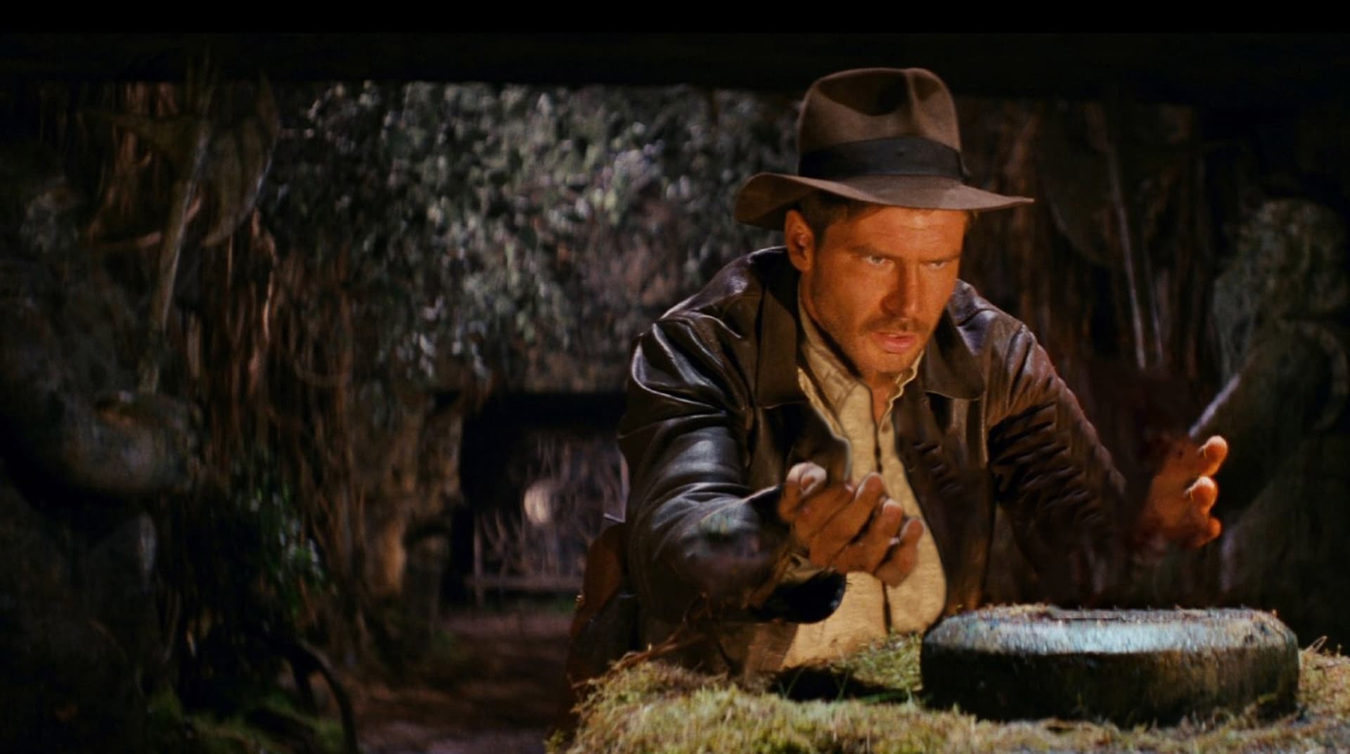 Indiana Jones reaching for idol