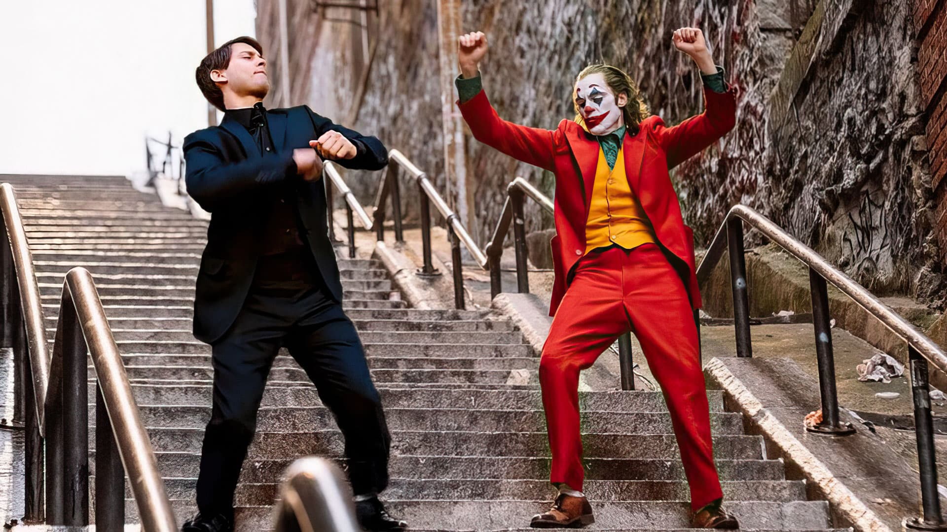 Joker stairs dance