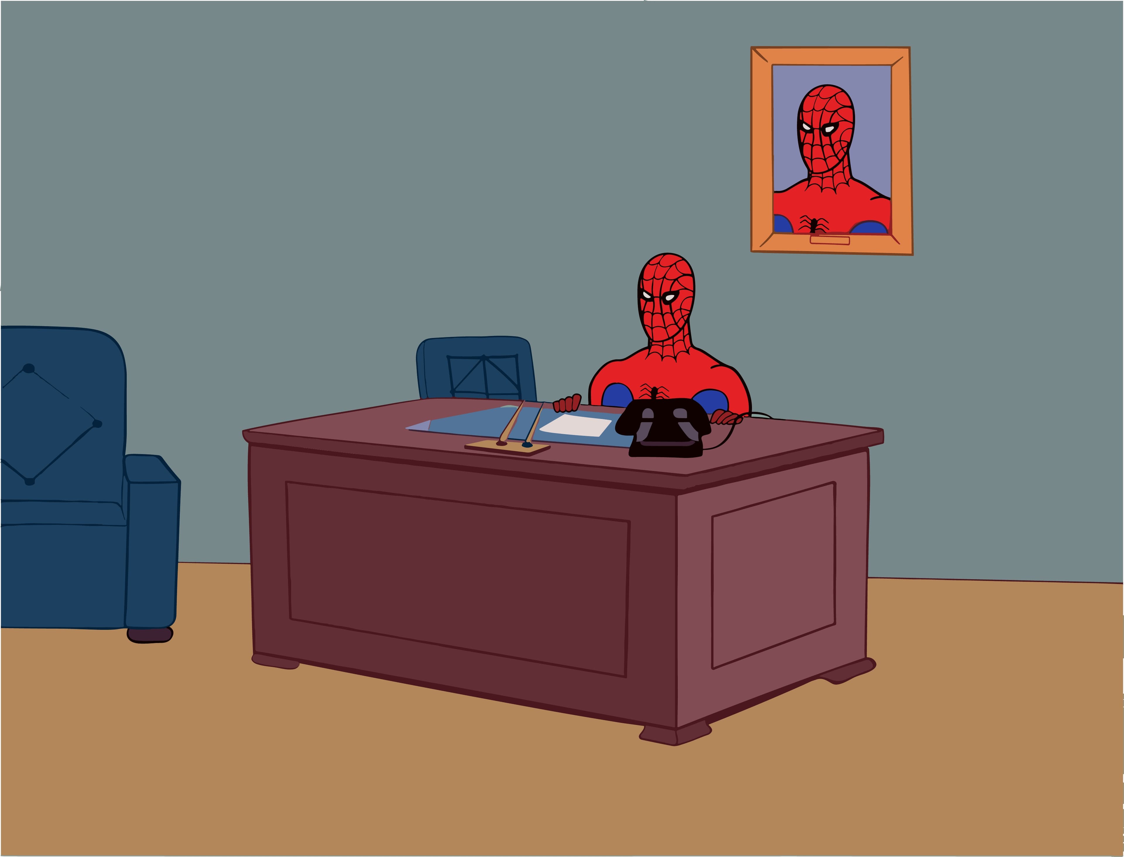 Spider-Man desk