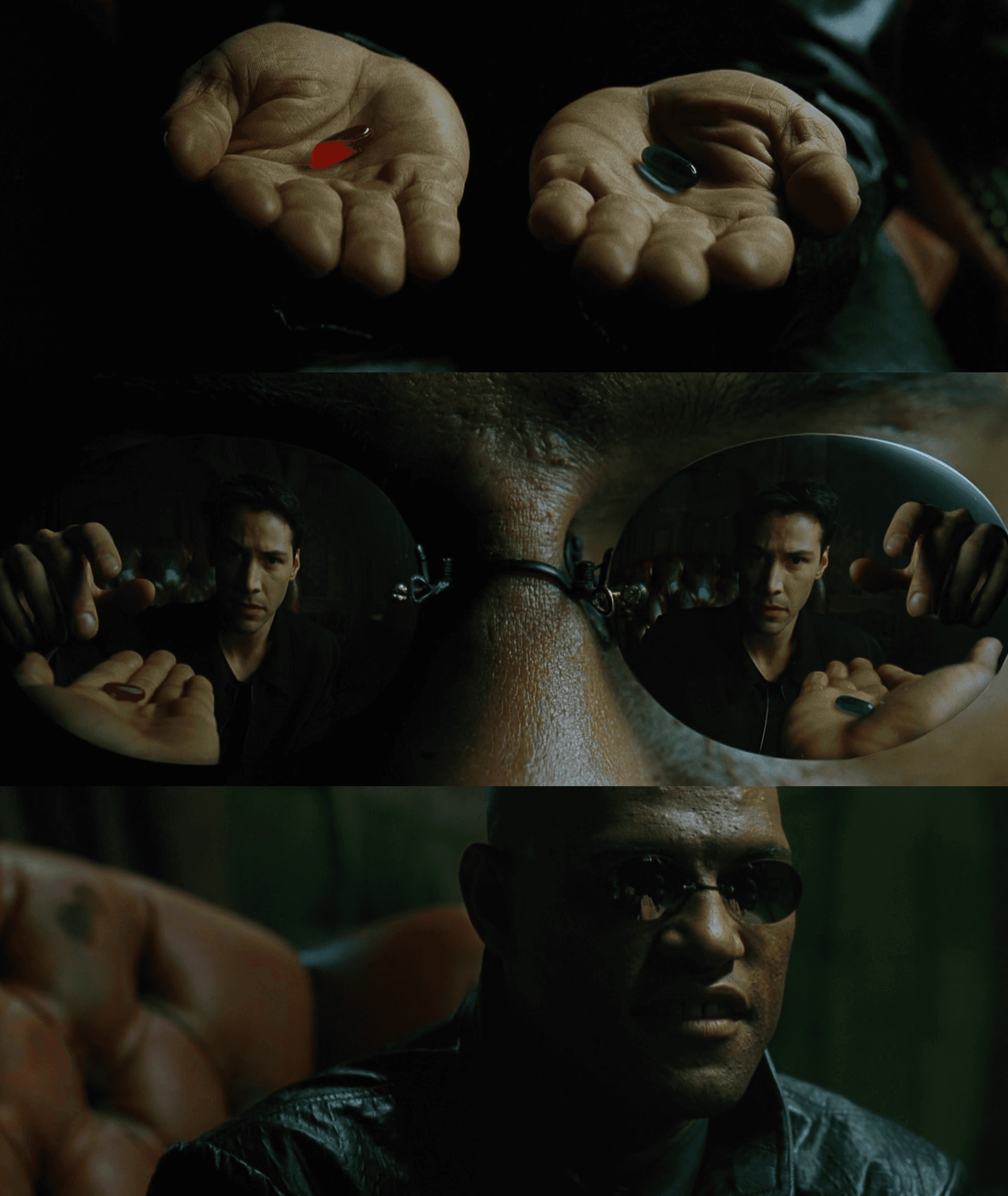 Matrix red blue pill