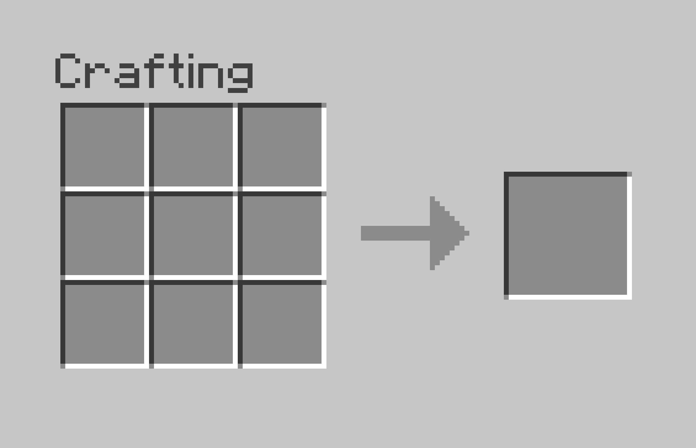 Minecraft crafting recipe