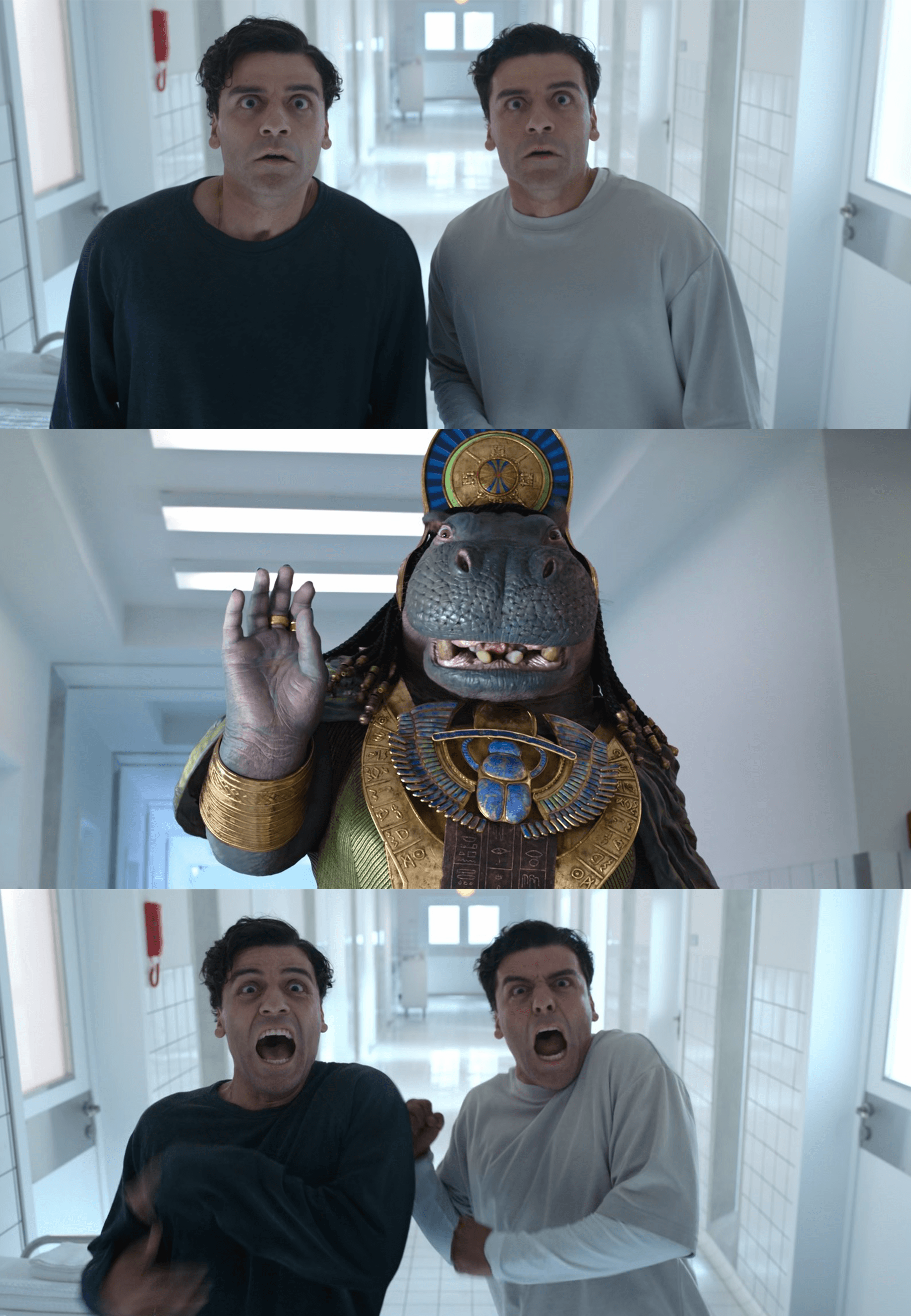 Moon Knight hippo hallway