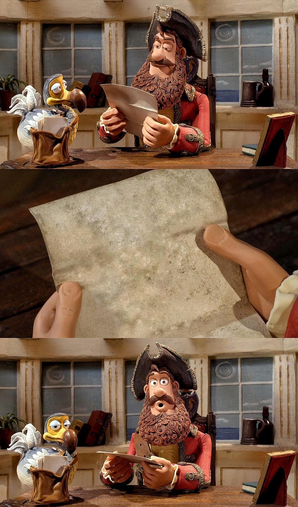 Pirate Captain blank paper