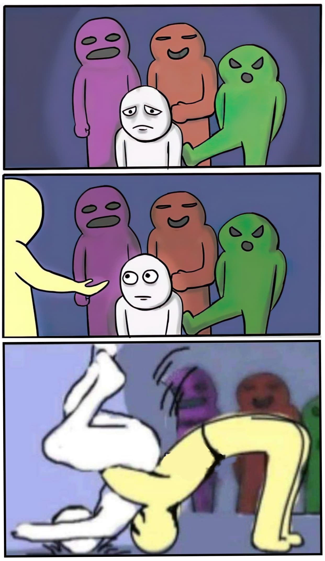 Reject friendship throw guy