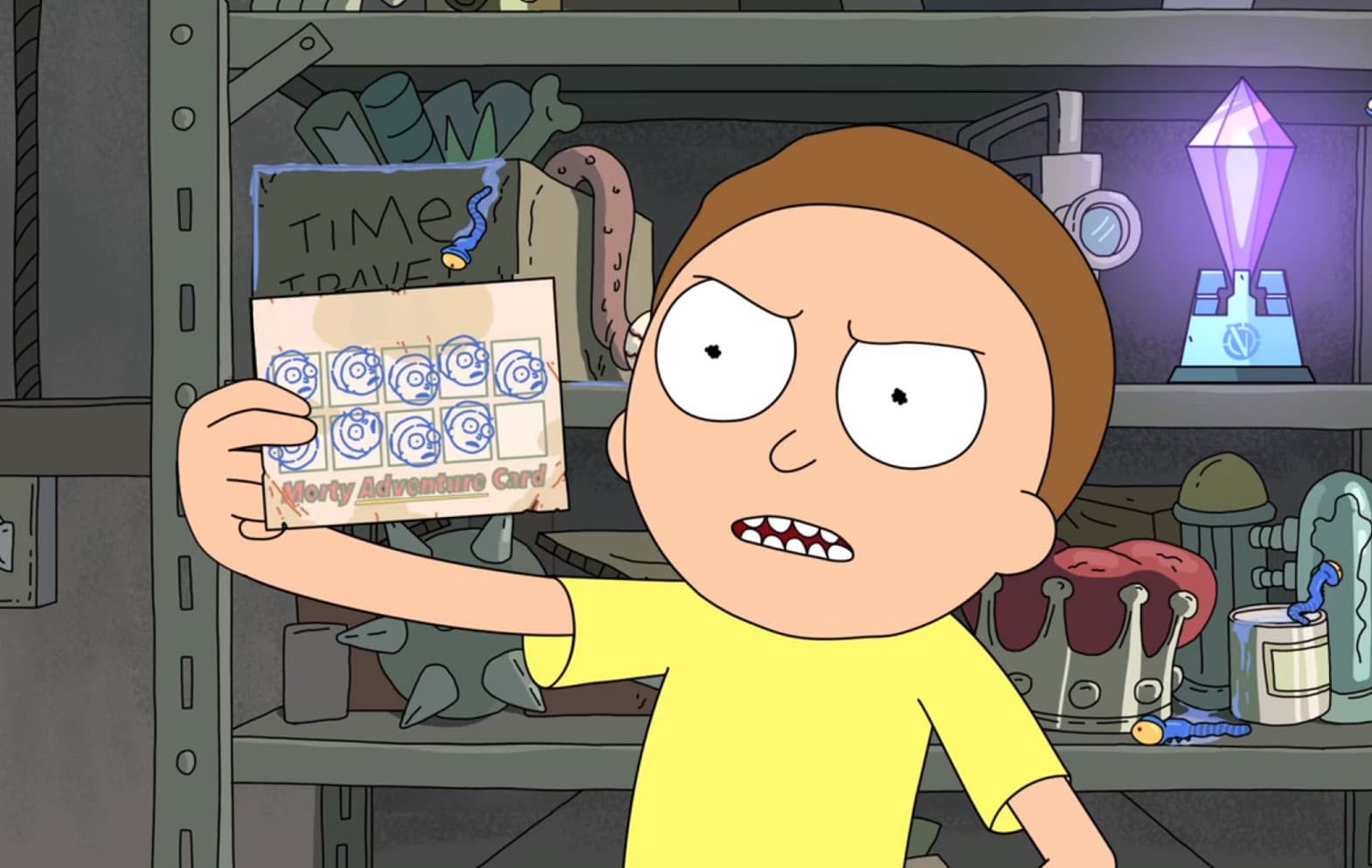 Morty adventure card