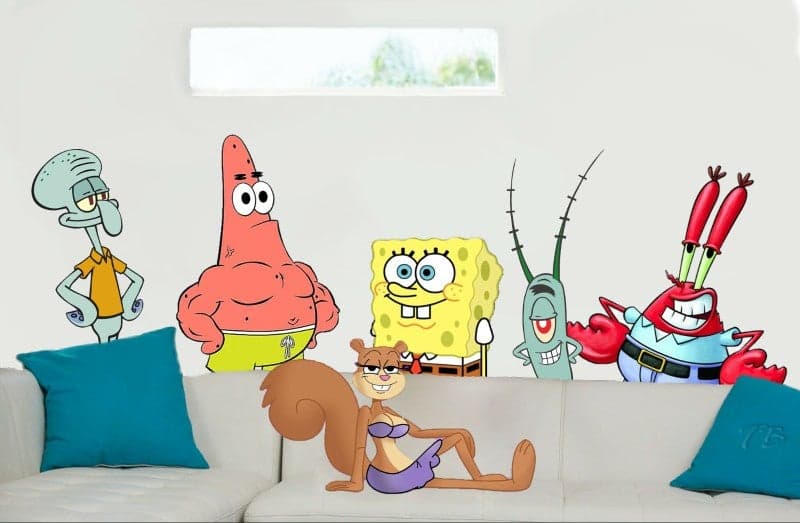 SpongeBob characters couch