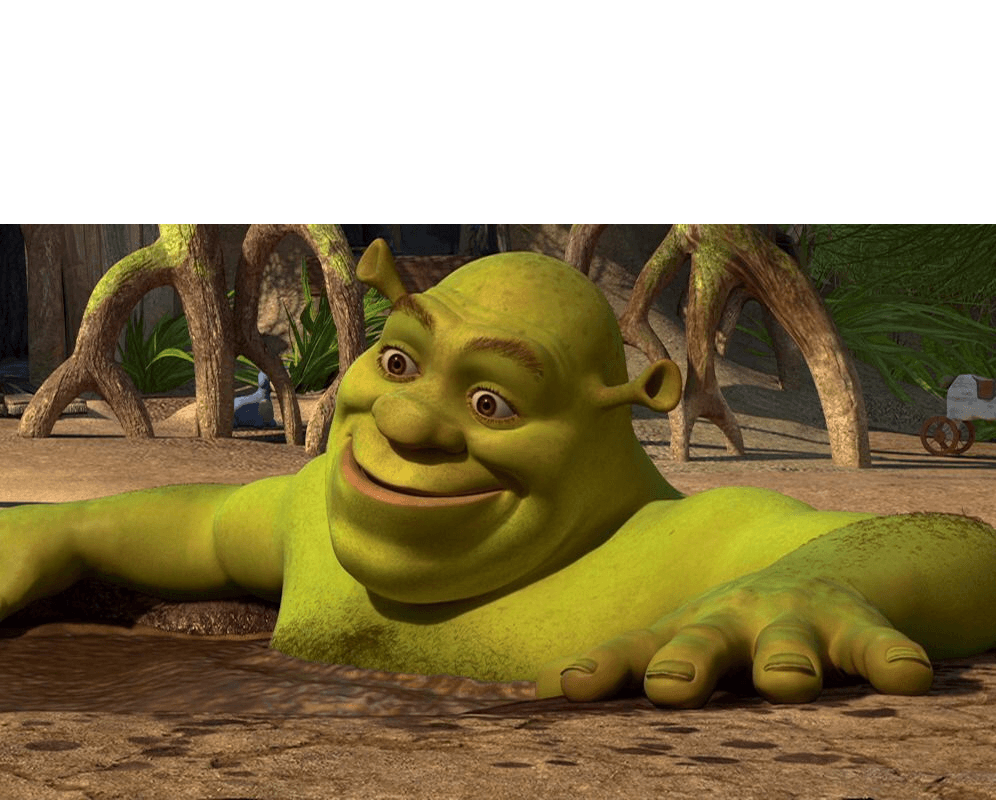 Shrek mud bath