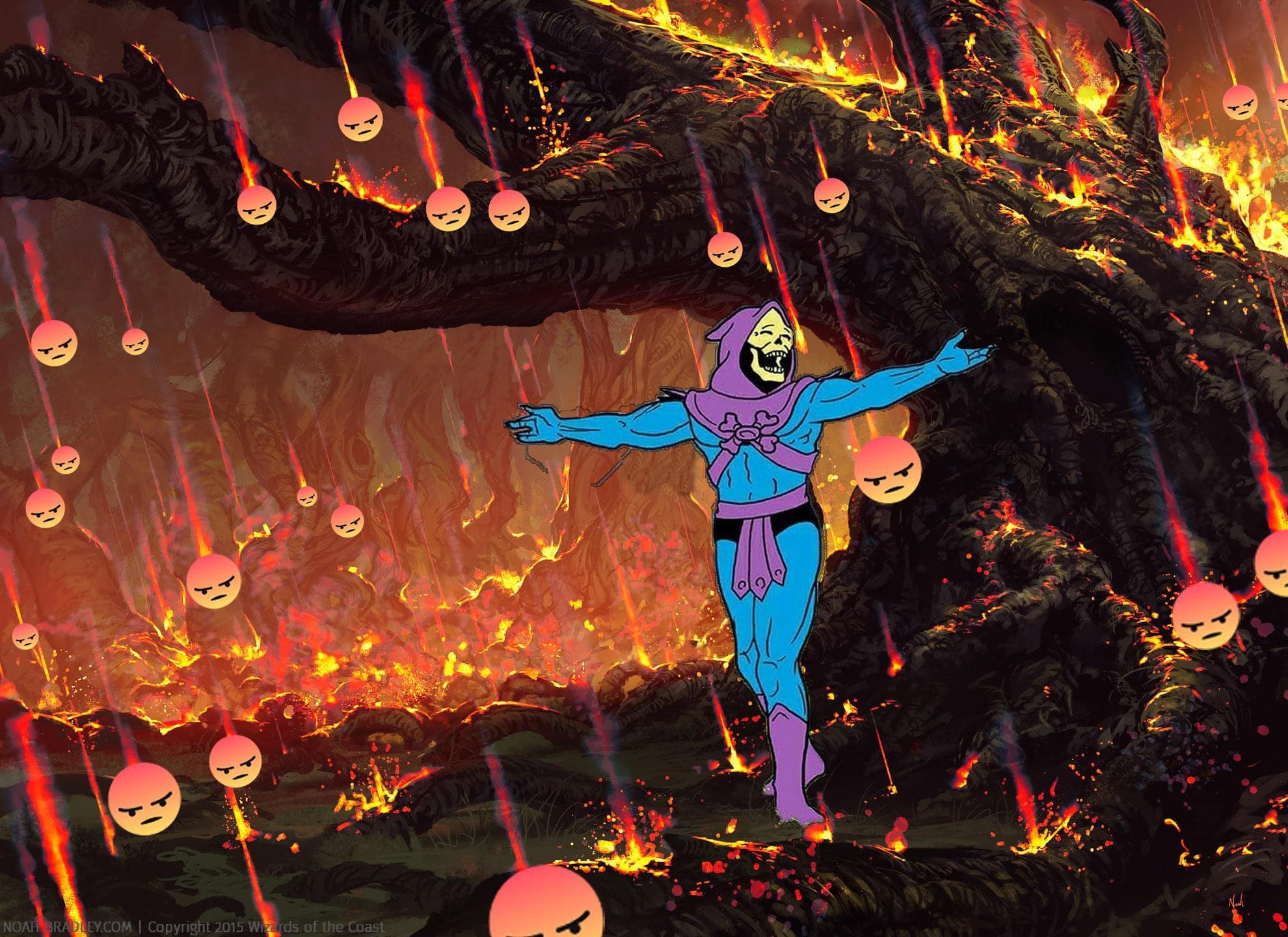 Skeletor meteor shower