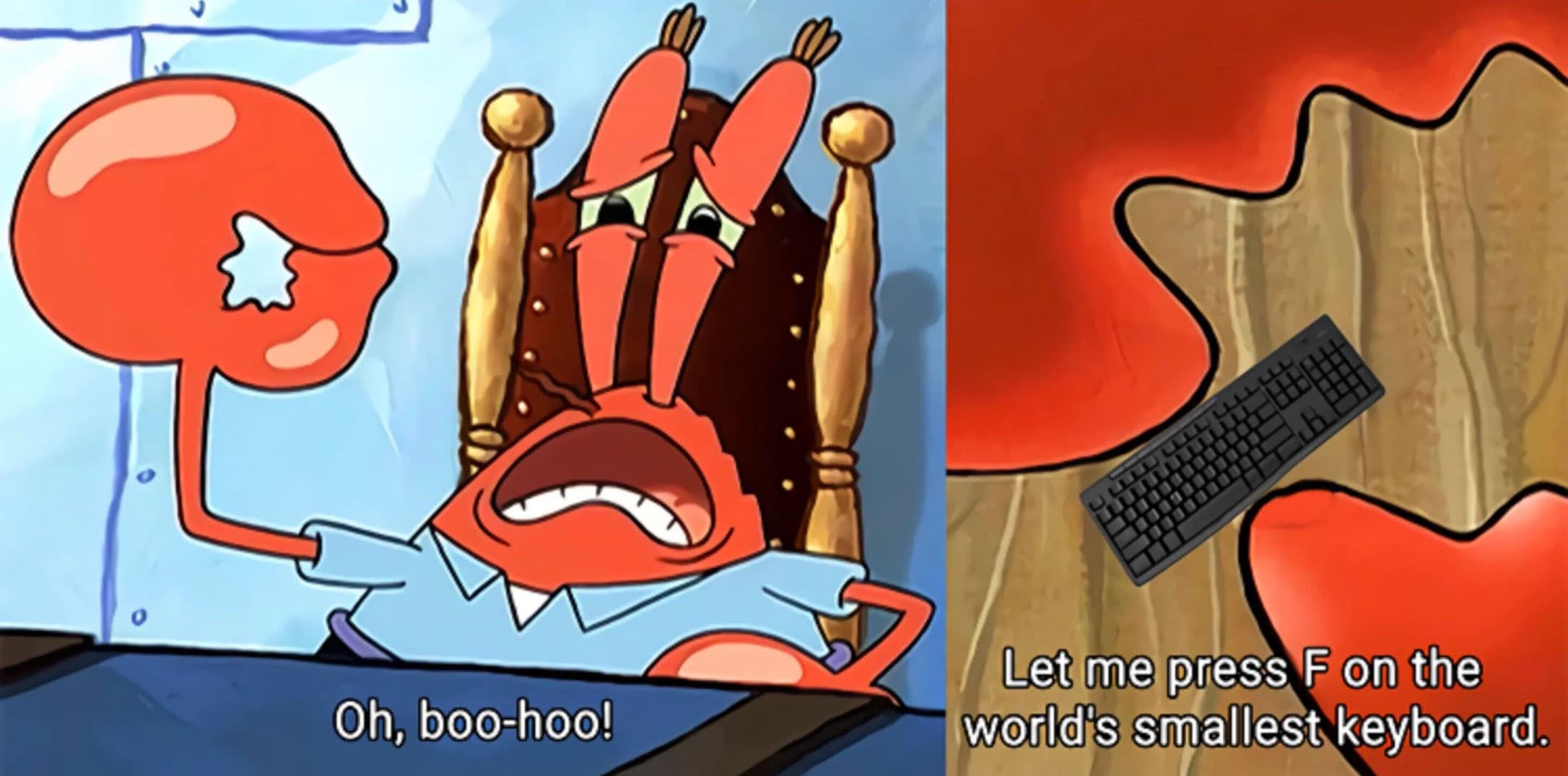 World's smallest keyboard