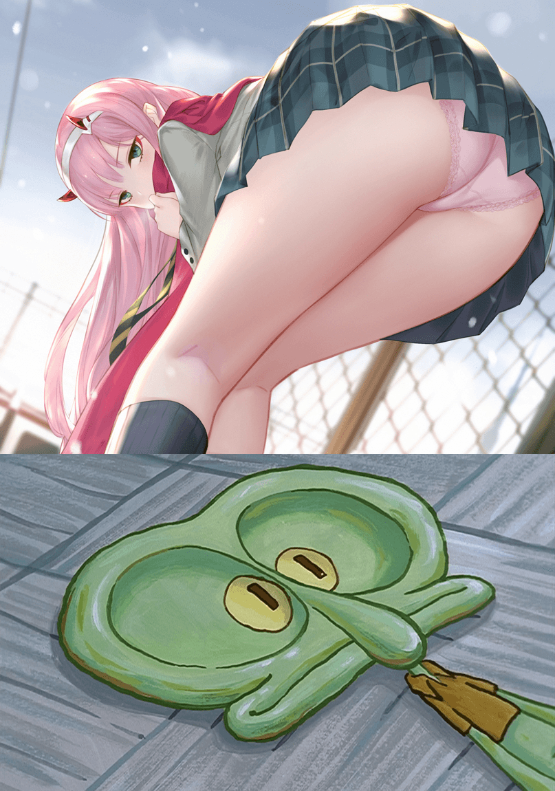 Zero Two Squidward