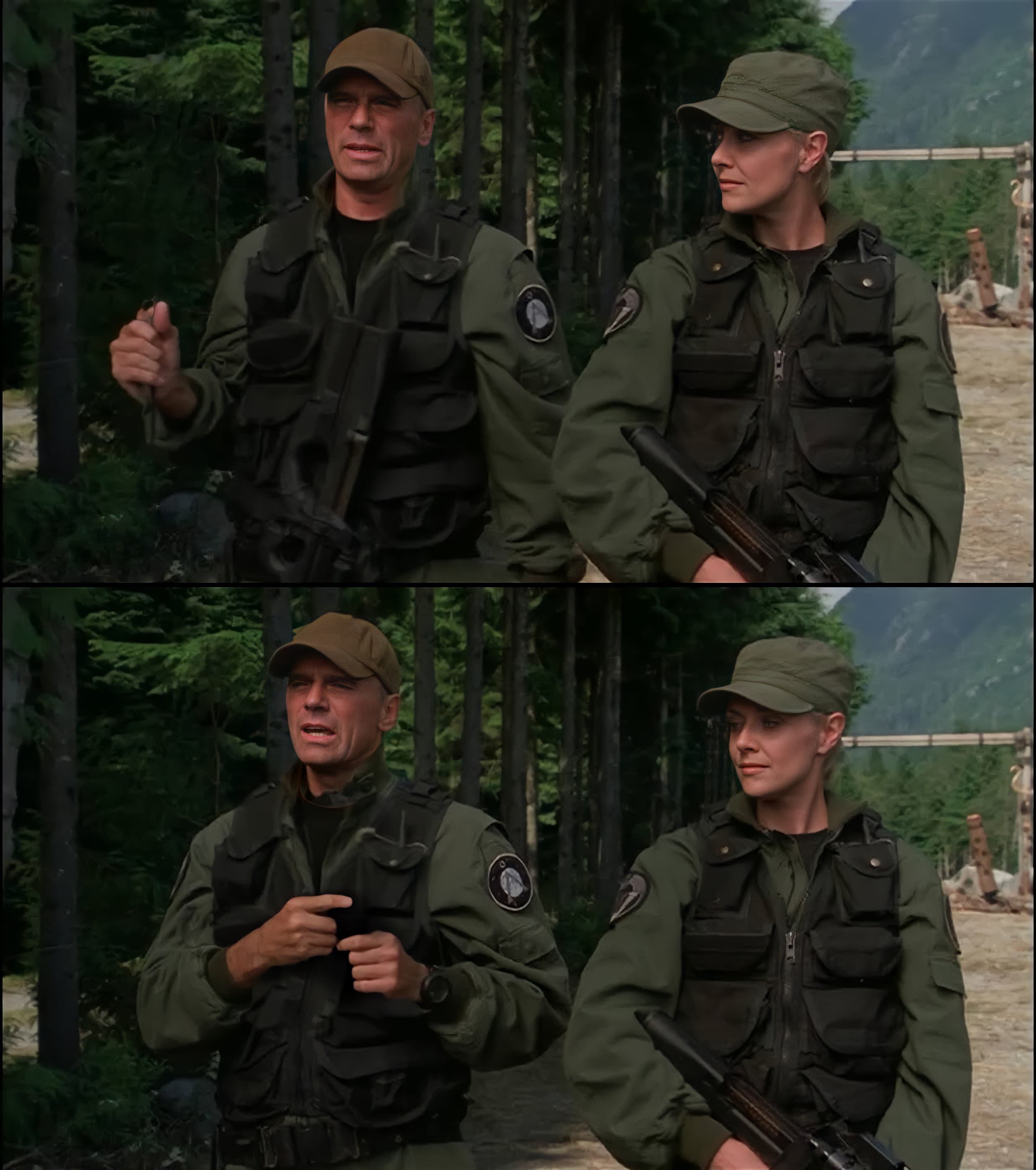Stargate SG1 soldiers talking