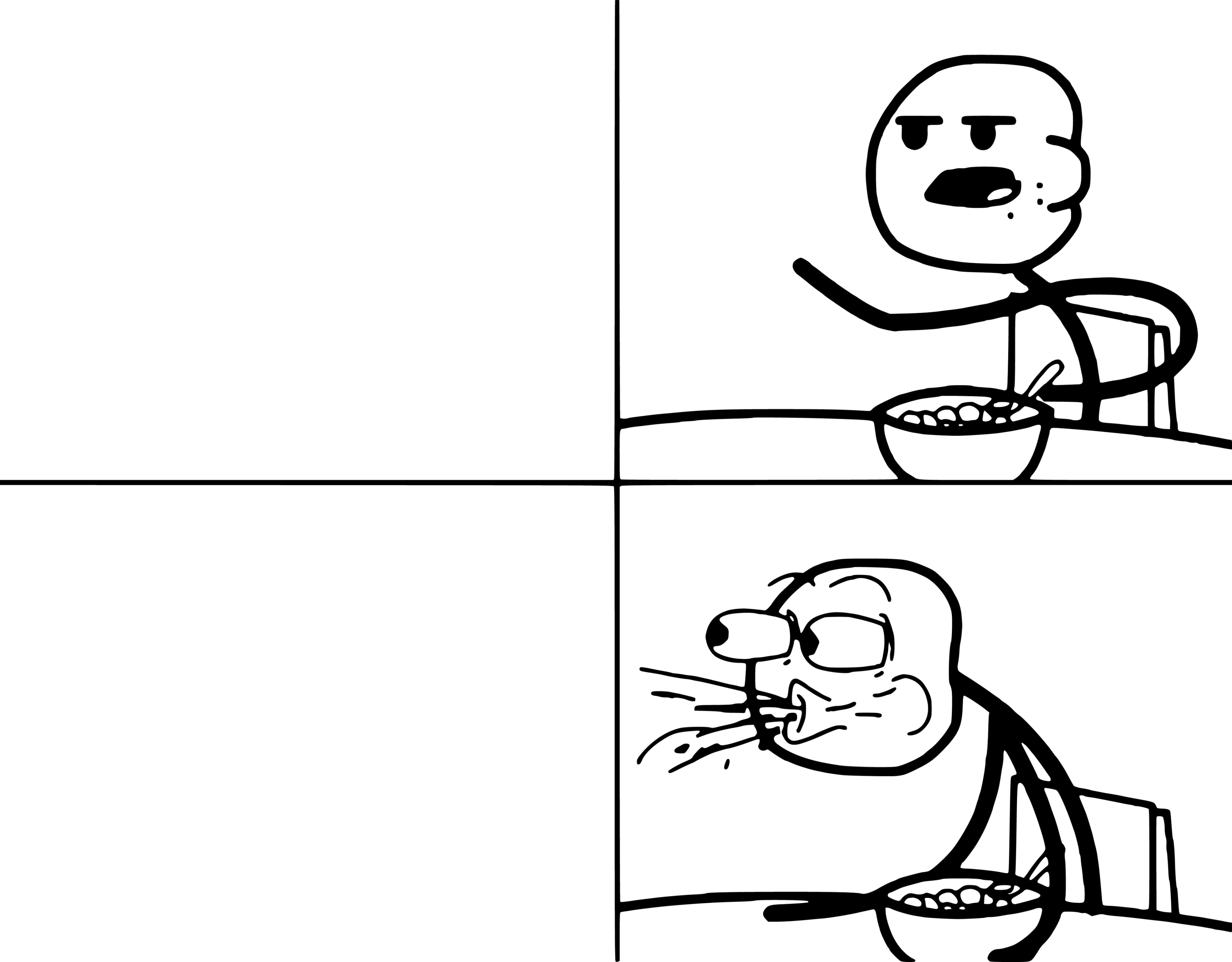 Cereal guy spit take
