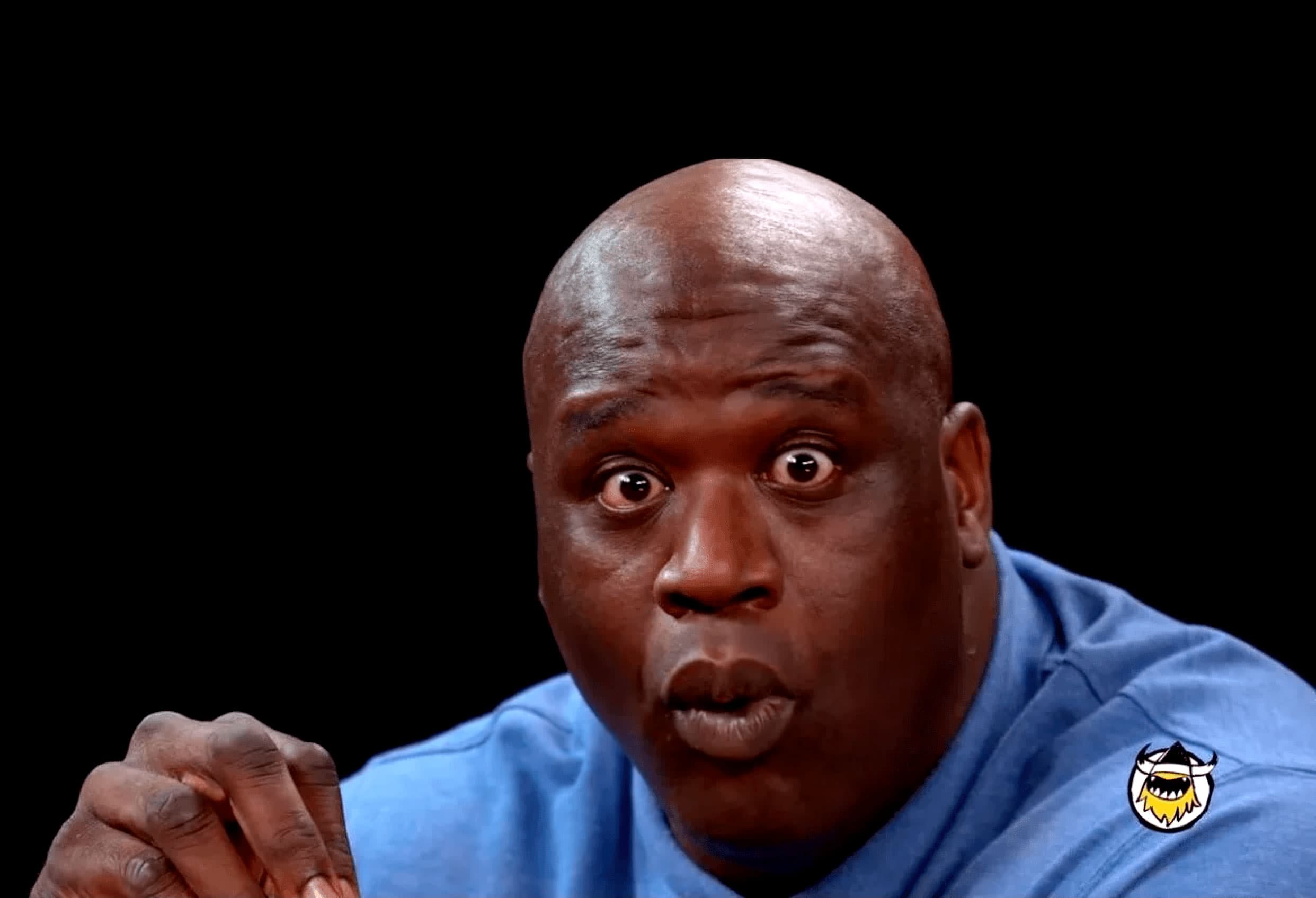 Shaq shocked face