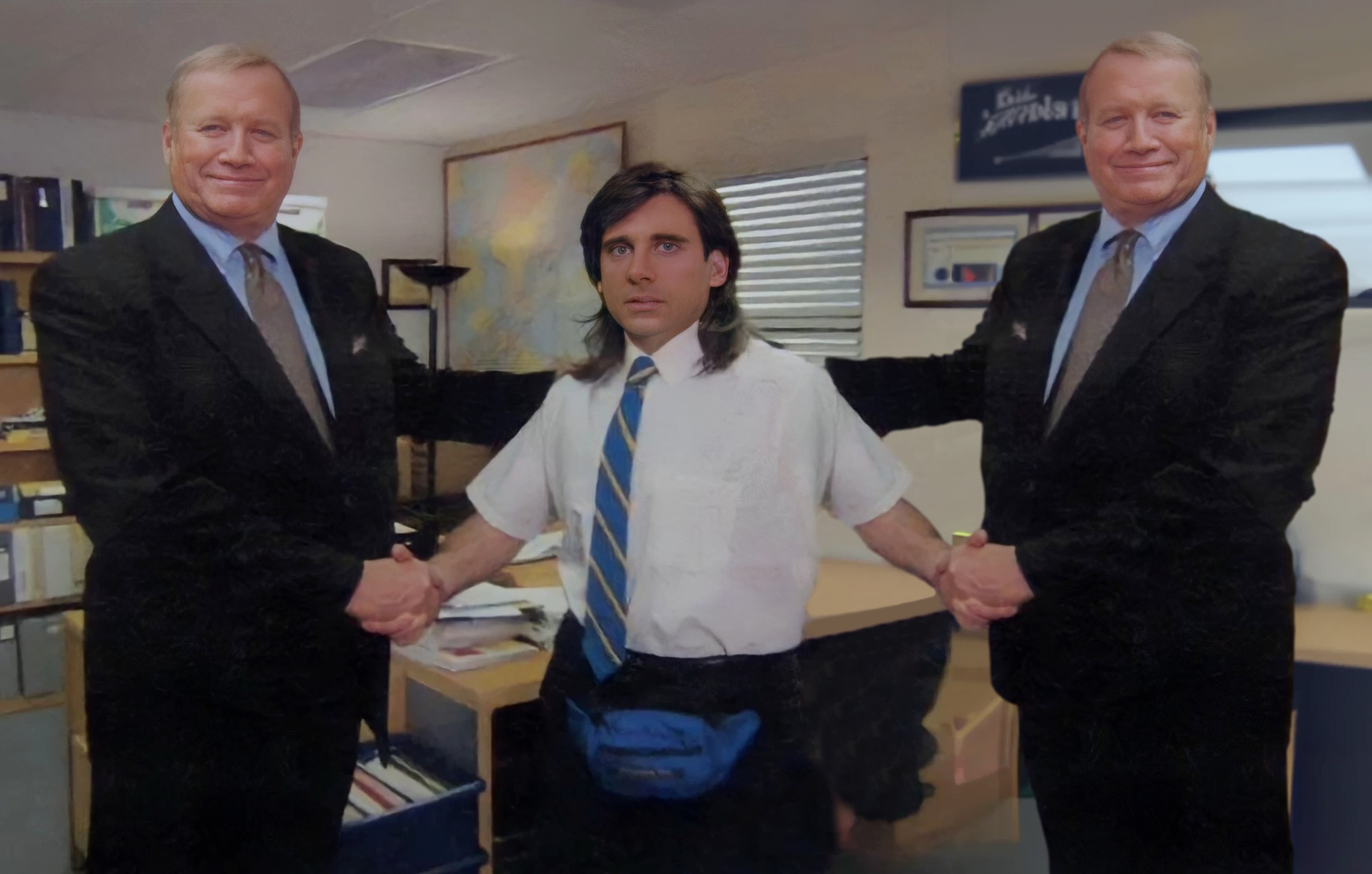 The office serrage de main variant