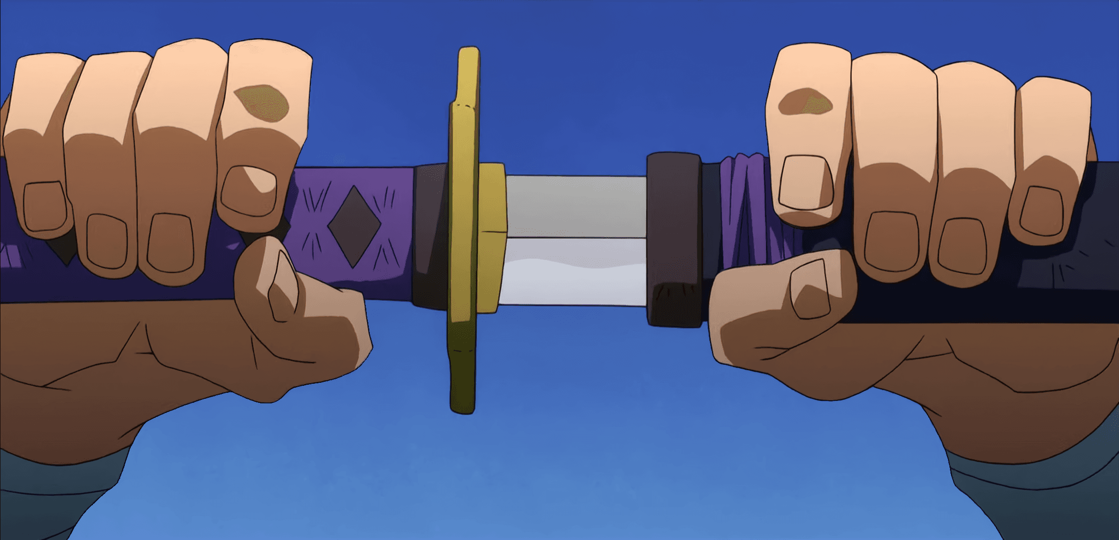 Unsheathing the sword kamina's sword 1 gurren lagann, kamina l'épée dégainée l'épée de kamina