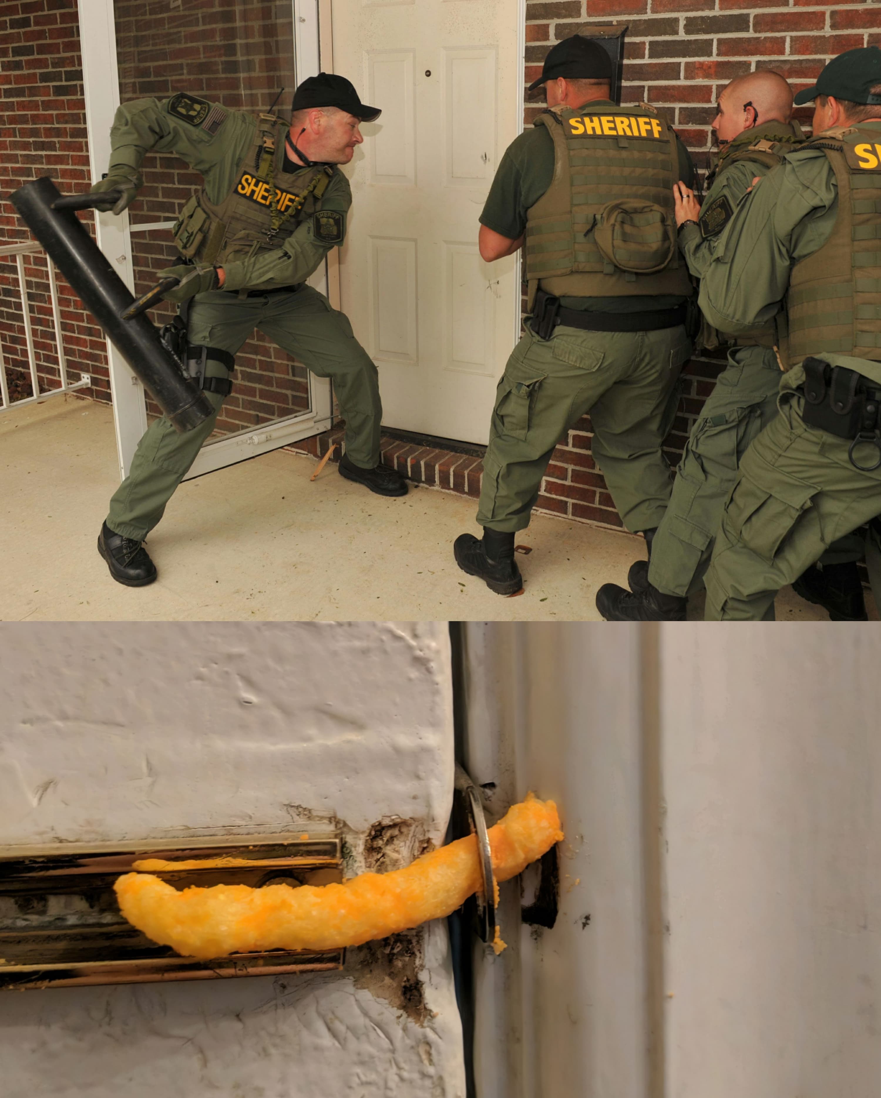 Cheeto door lock